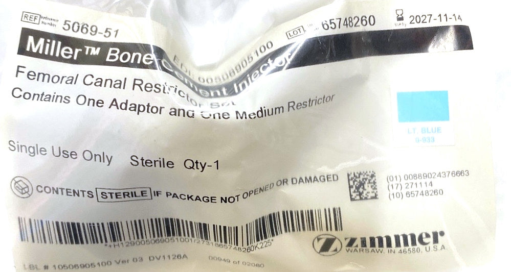 5069-51 - ZIMMER - Miller™, (EA/1)