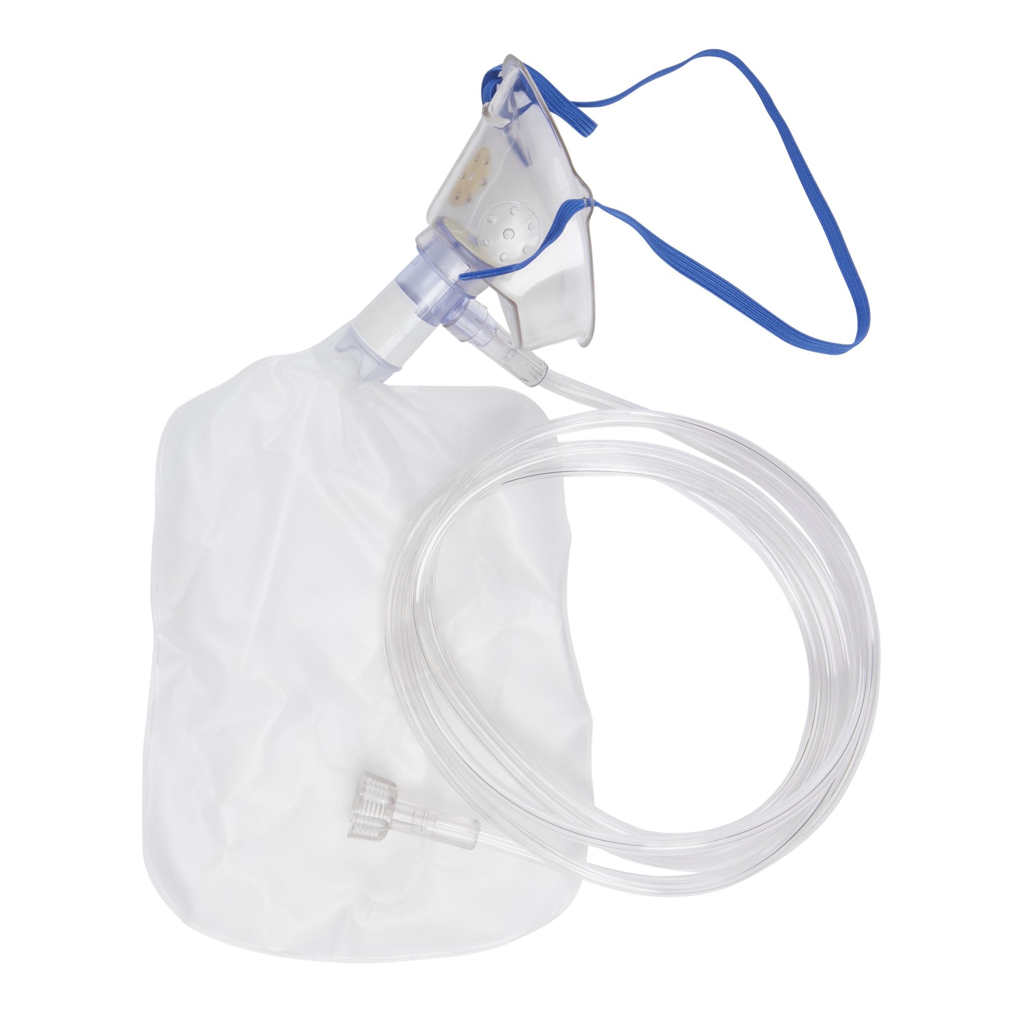 1018134 - McKesson - McKesson NonRebreather Oxygen Mask Elongated Style Pediatric Adjustable Head Strap / Nose Clip, 16-3226E, Case of 50, (CS)
