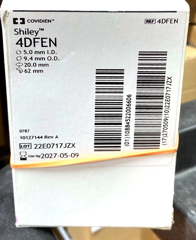 4DFEN - COVIDIEN - Tracheostomy Tube Cuffed with Disposable Inner Cannula,Fenestrated, (BX/1)