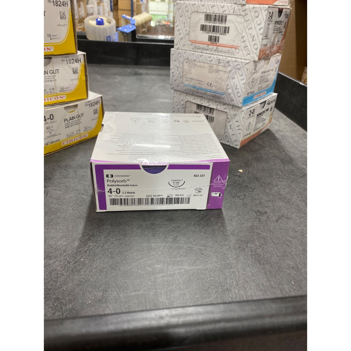 GLS-321 - COVIDIEN - Braided Absorbable Suture, (BX/36)