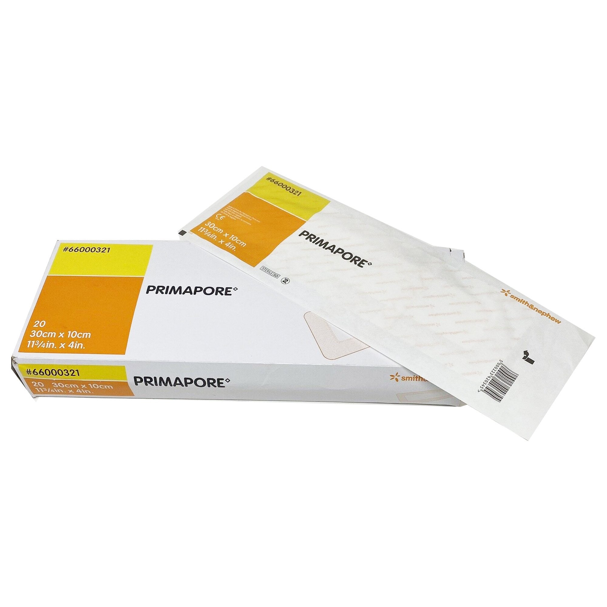 364692 - Primapore - Primapore Island Dressing 4 X 11-3/4 Inch Rectangle Sterile Film Backing, 66000321, Pack of 1, (EA)