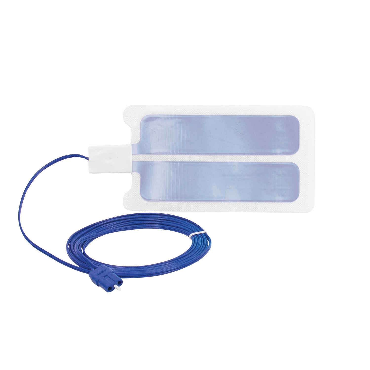 ESREC - Aspen Surgical - Electrodo de retorno desechable para adultos, cable dividido de 2,8 m, 50 unidades por caja