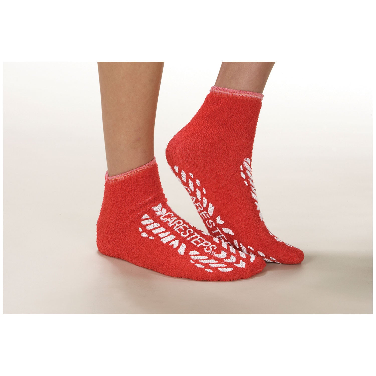 80193 - Albahealth, LLC (Encompass Company) - Footwear Slip-Resistant, 2X-Large, Double Sided Print, Red, 4 dz/cs    , cs