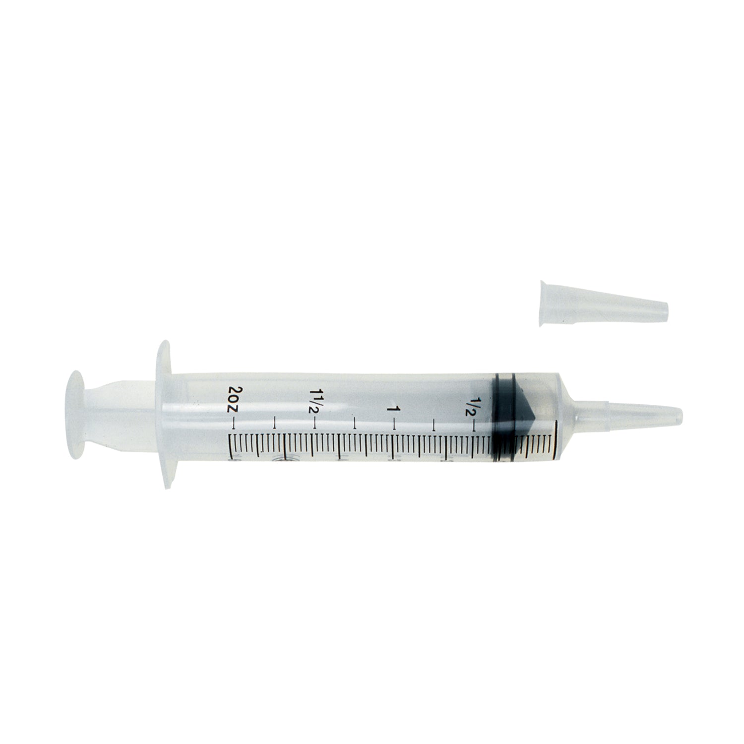 AS115 - Amsino International, Inc. - Irrigation Syringe, 60cc, Flat Top, Catheter Tip with Tip Protector, Sterile, Packaged in Poly Pouch, 50/cs (80 cs/plt)     , cs