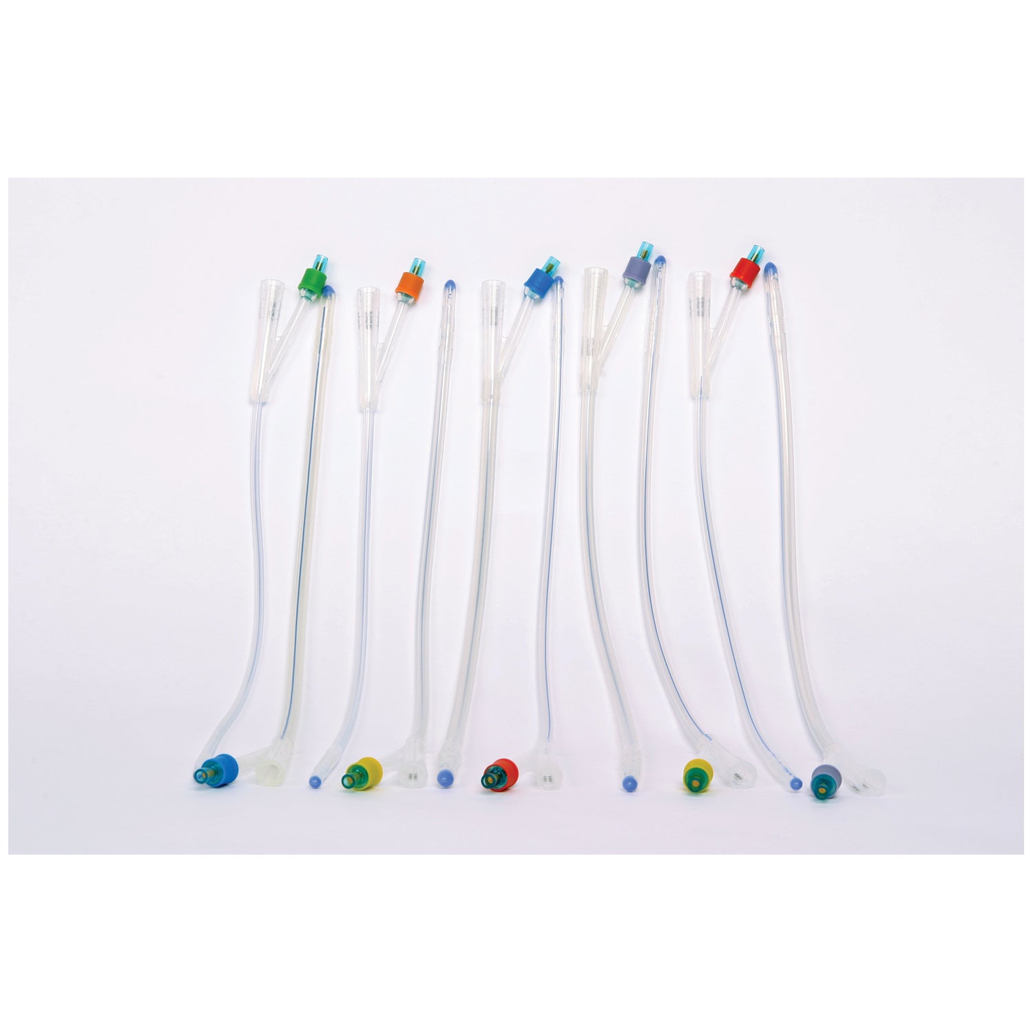 AS42022S - Amsino International, Inc. - Catéter Foley, 100 % silicona, balón de 22 FR x 30 cc, bidireccional, estéril, sin látex (LF), 10/caja