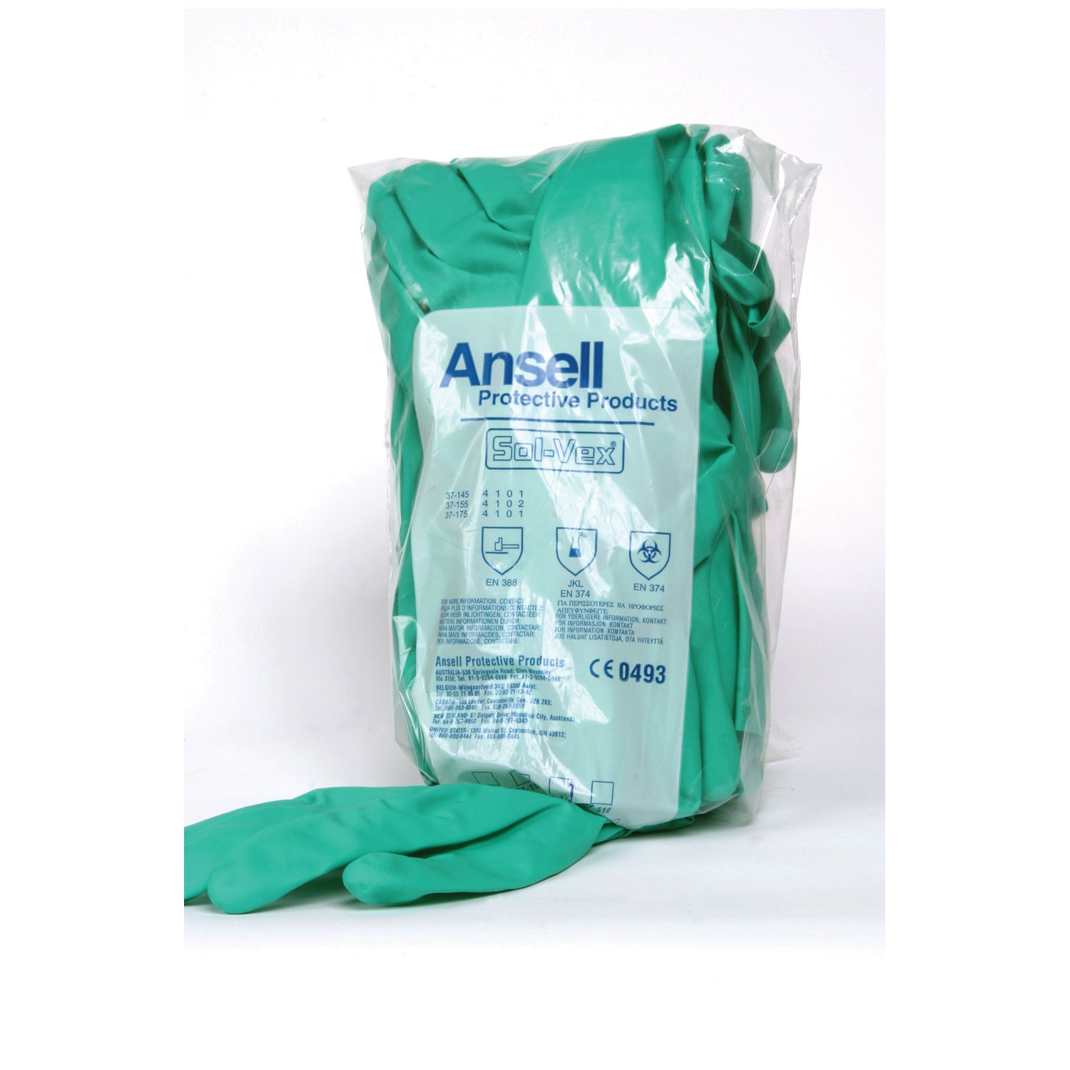 117275 - Ansell - Protection Gloves, Size 9-9½, 12 pr/bg, 12 bg/cs (US Only)    , cs