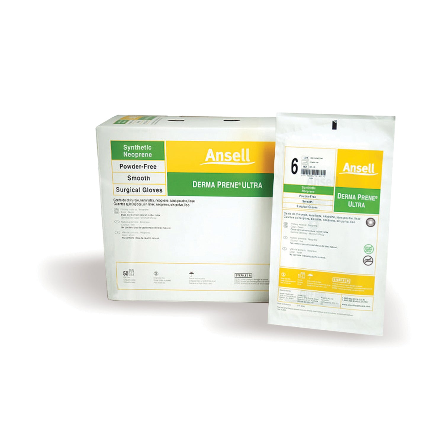 8513 - Ansell - Surgical Gloves, Size 6½, 50 pr/bx, 4 bx/cs (US Only)    , cs