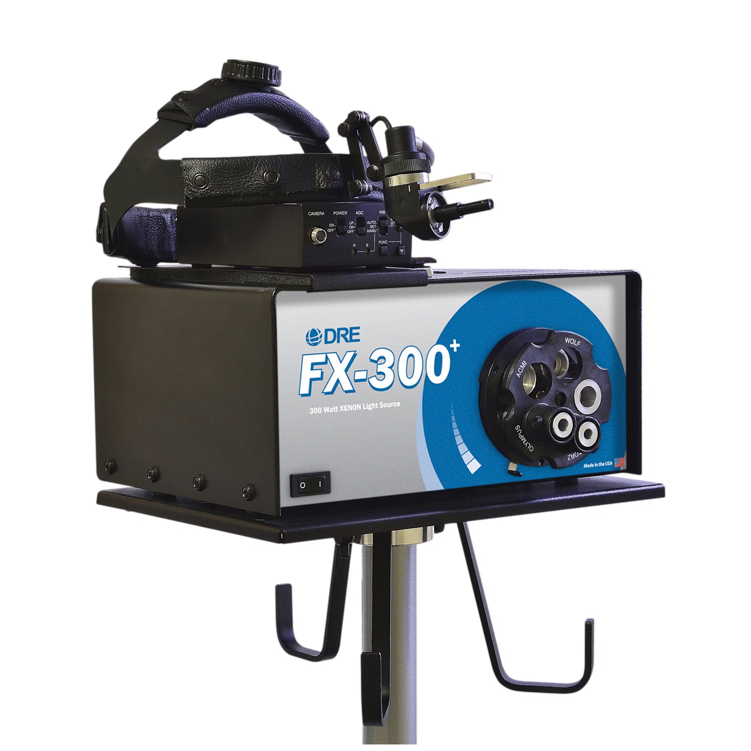 70300 - DRE Medical Group, Inc. - FX 300+ 氙氣光源，帶光纖電纜和支架的前照燈（僅限代發貨）（運費預付，將計入發票 - 具體細節請聯繫供應商），每個