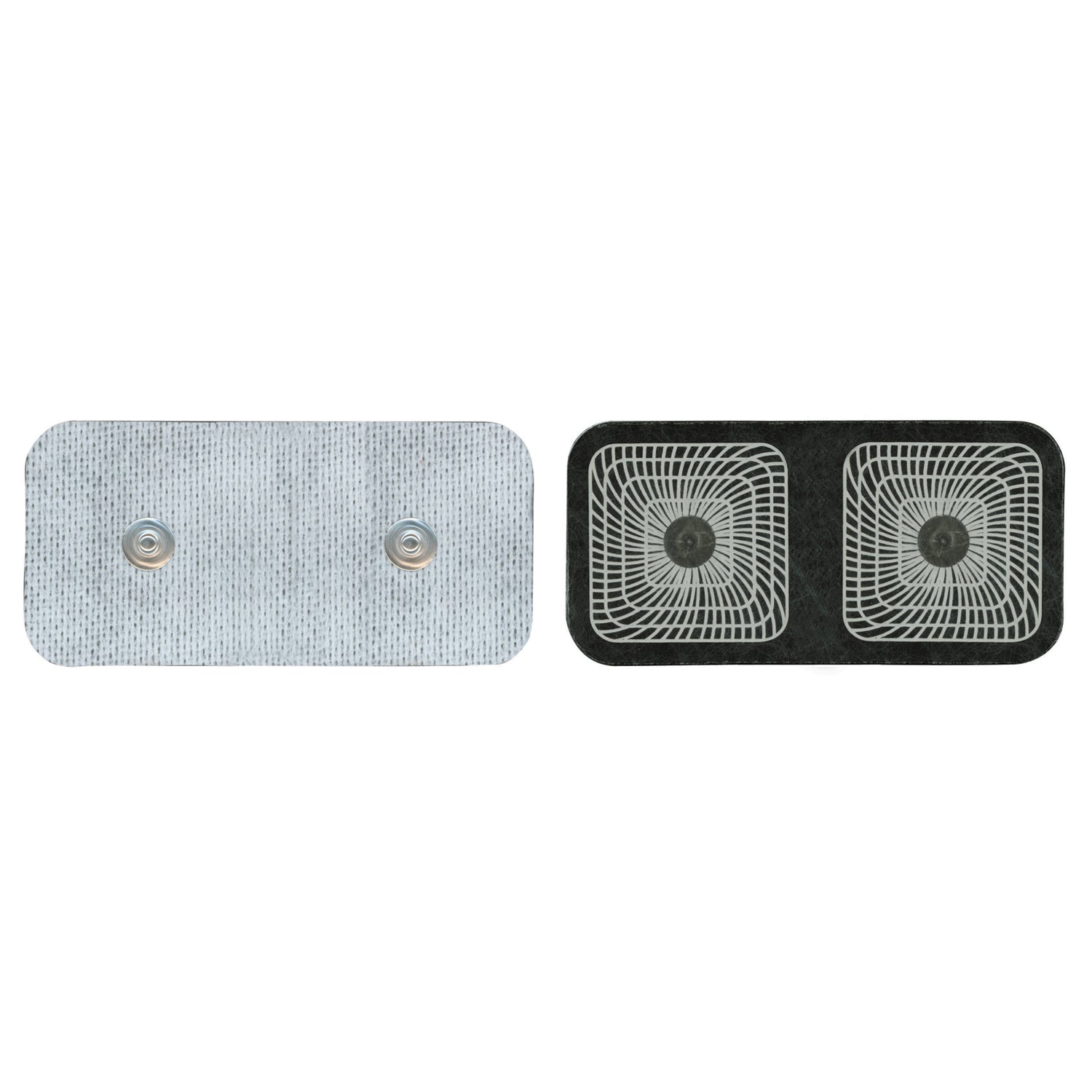 SN2040D - Axelgaard - Electrode, 2" x 4" Rectangle, Dual Snap, 2/pk, 10 pk/bg, 1 bg/cs    , cs
