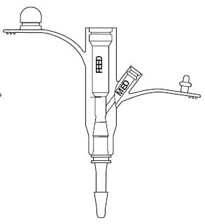 548047 - MIC - MIC Bolus Feeding Adapter 14 Fr., 0136-14, Pack of 1, (EA)