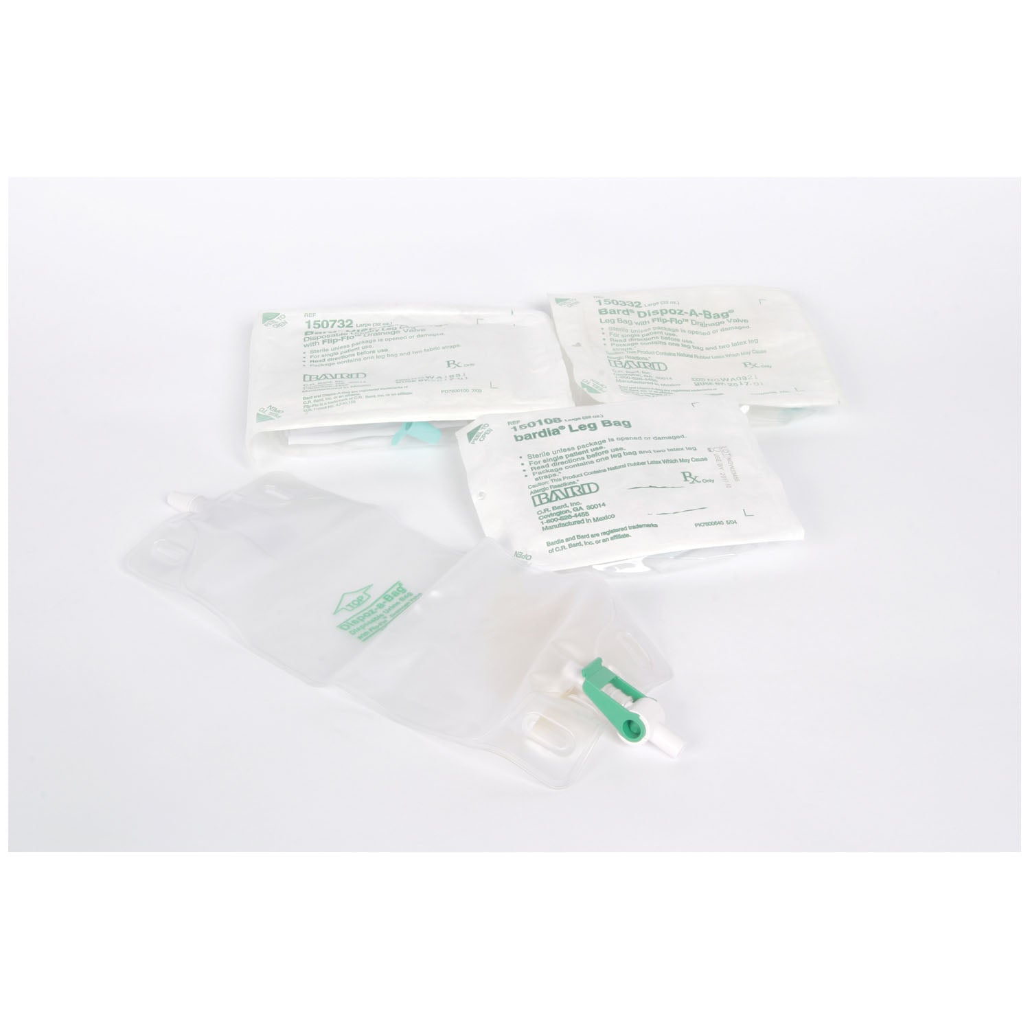 150732 - Bard Medical - Flip-Flo™ Valve, 32 oz, Fabric Leg Straps, 50/cs (US Only)    , cs