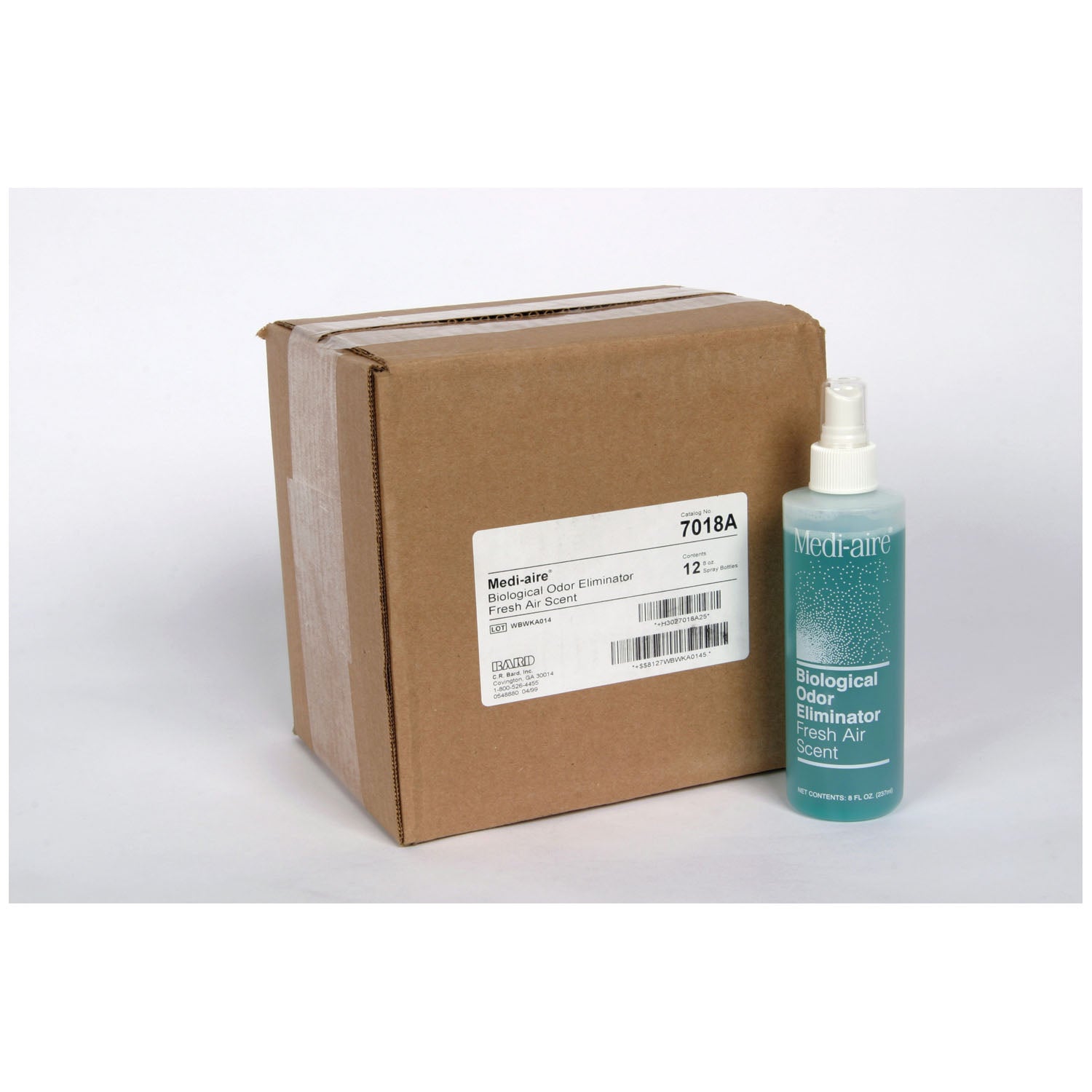 7018A - Bard Medical - Odor Eliminator, Fresh Air, 8 oz Spray Bottle, 12/cs (US Only) (HAZMAT Fees Apply, cannot ship via Air or to AK, GU, HI, MP, PR, VI)    , cs