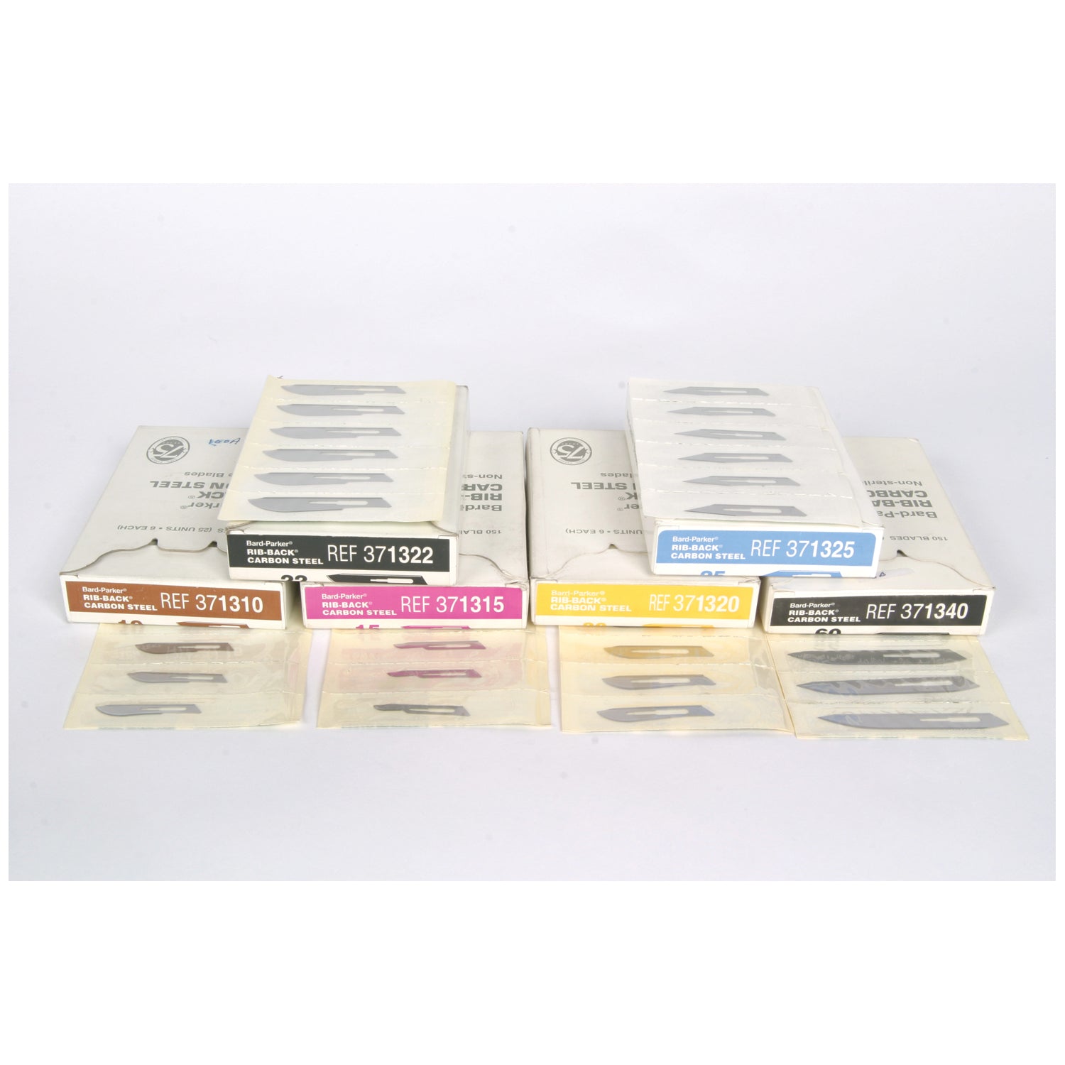 371310 - Aspen Surgical - Rib-Back® 碳鋼刀片，非無菌，10號，每條6片，每箱25條（僅限美國）（加拿大不銷售），箱