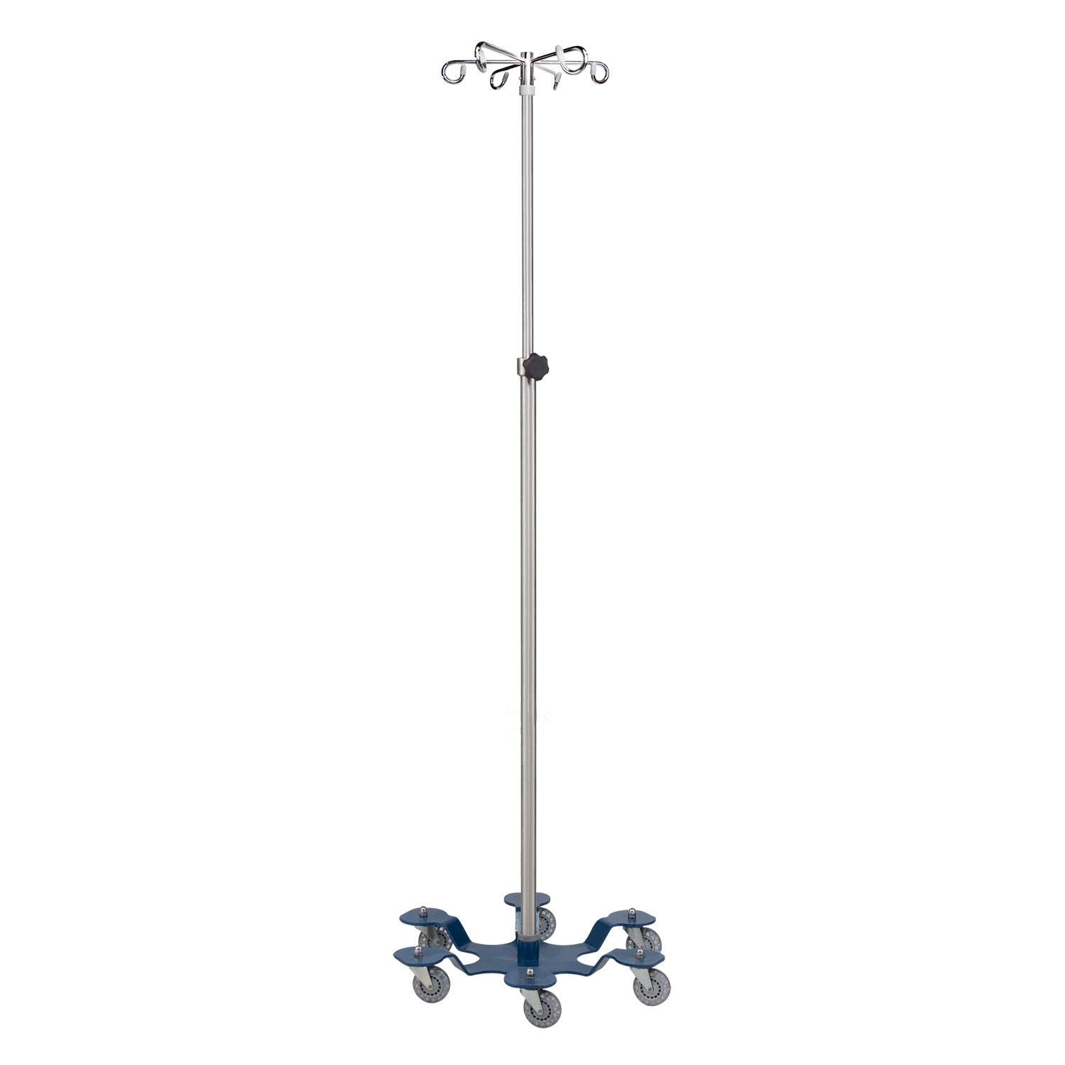 0541370600 - Blickman Industries - IV Stand, Heavy Duty, 6 Hook, 6 Leg, Powder Coated Low Center of Gravity Base (DROP SHIP ONLY)    , ea
