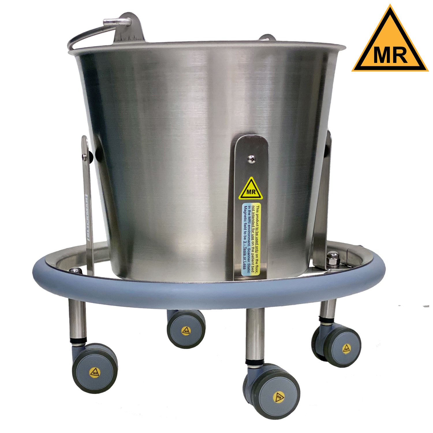 0817766066 - Blickman Industries - Lenox Kickbucket, 13 Qt Pail, MRI Safe (DROP SHIP ONLY)    , ea