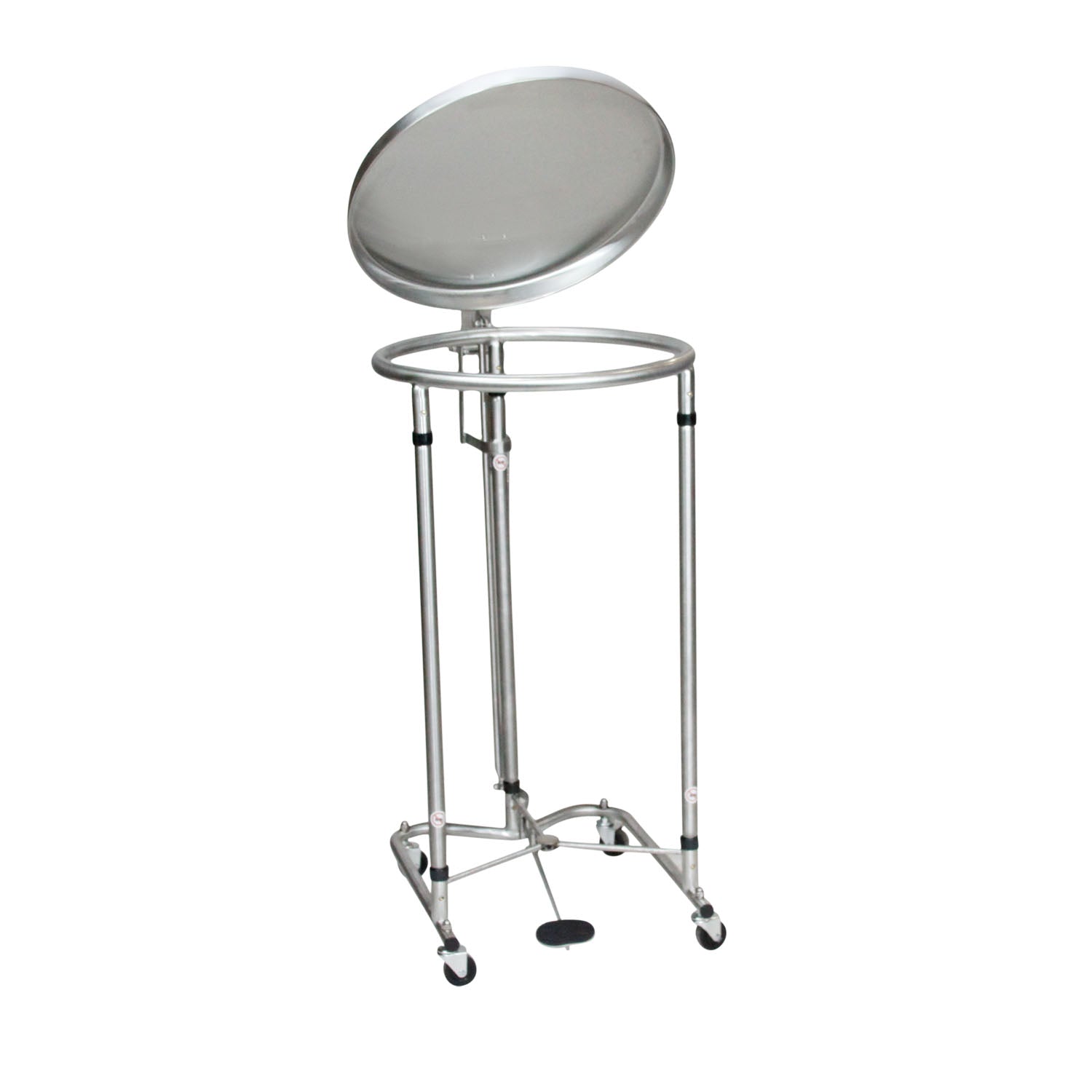 096211800P - Blickman Industries - Hamper 18" DIA Round Foot Operated Pneumatic Top Chrome (DROP SHIP ONLY)    , ea