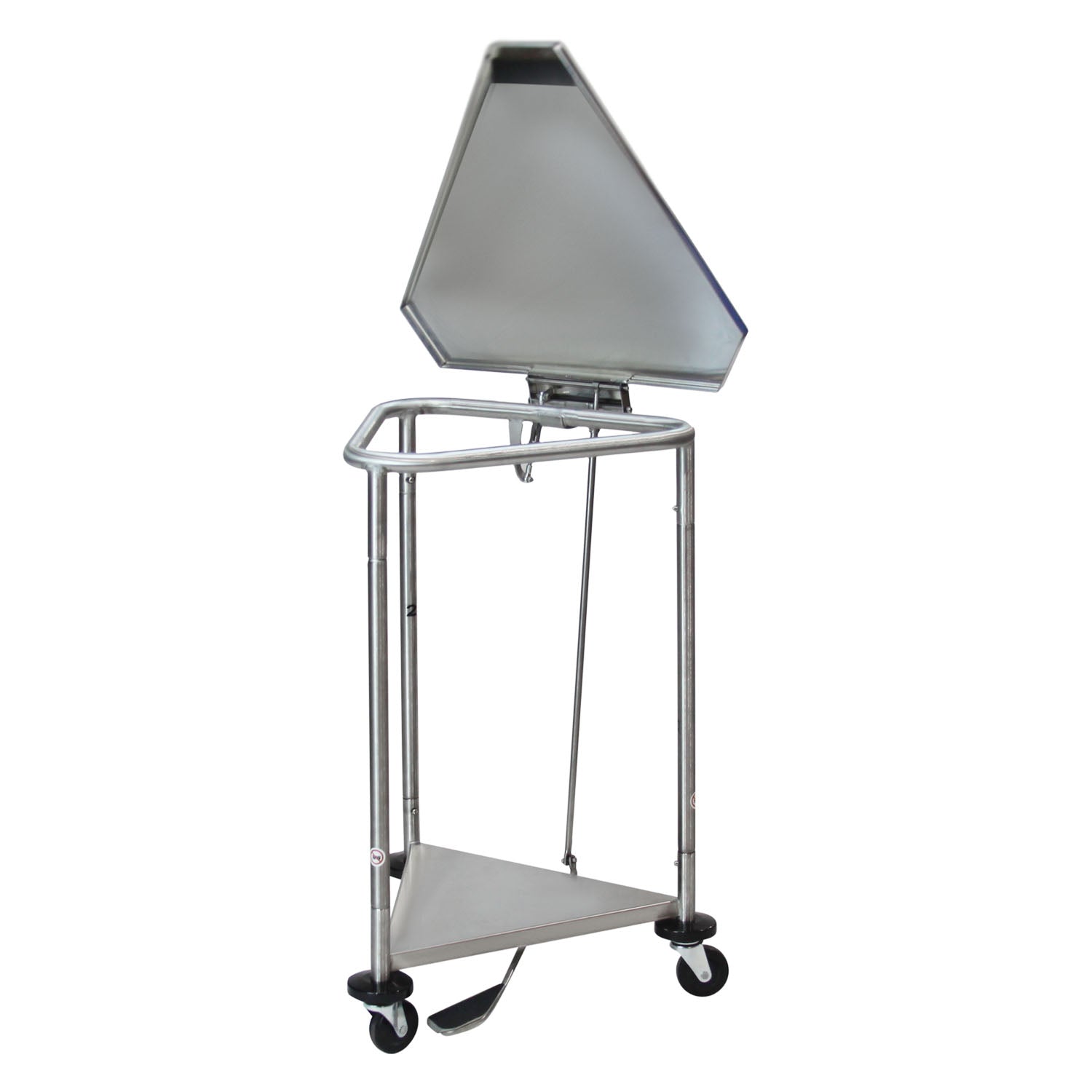 096230100P - Blickman Industries - Hamper Triangular Space Saver Foot Operated Pneumatic Top (DROP SHIP ONLY)    , ea