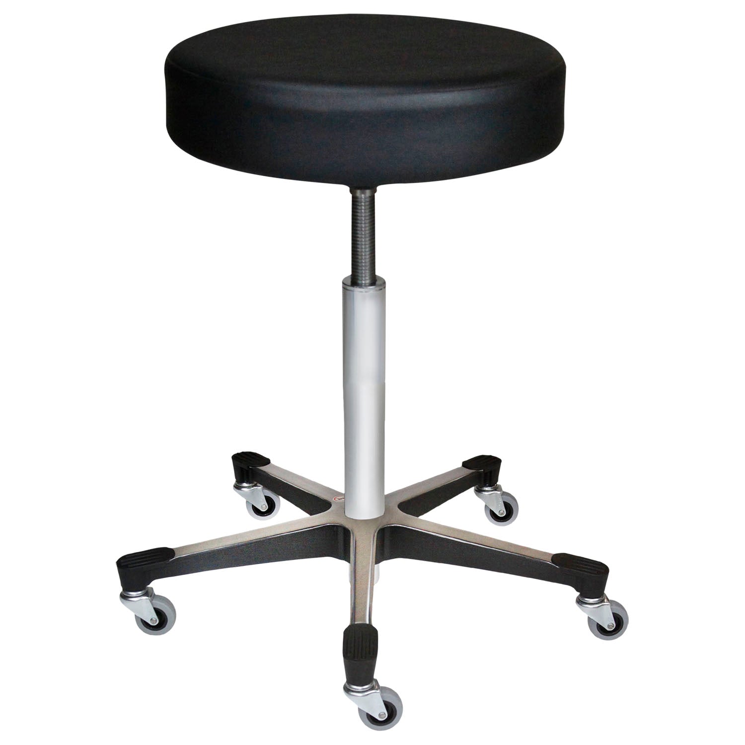 1021113025 - Blickman Industries - Exam Stool 1113, Black, (5) Leg, Aluminum Base (DROP SHIP ONLY)    , ea