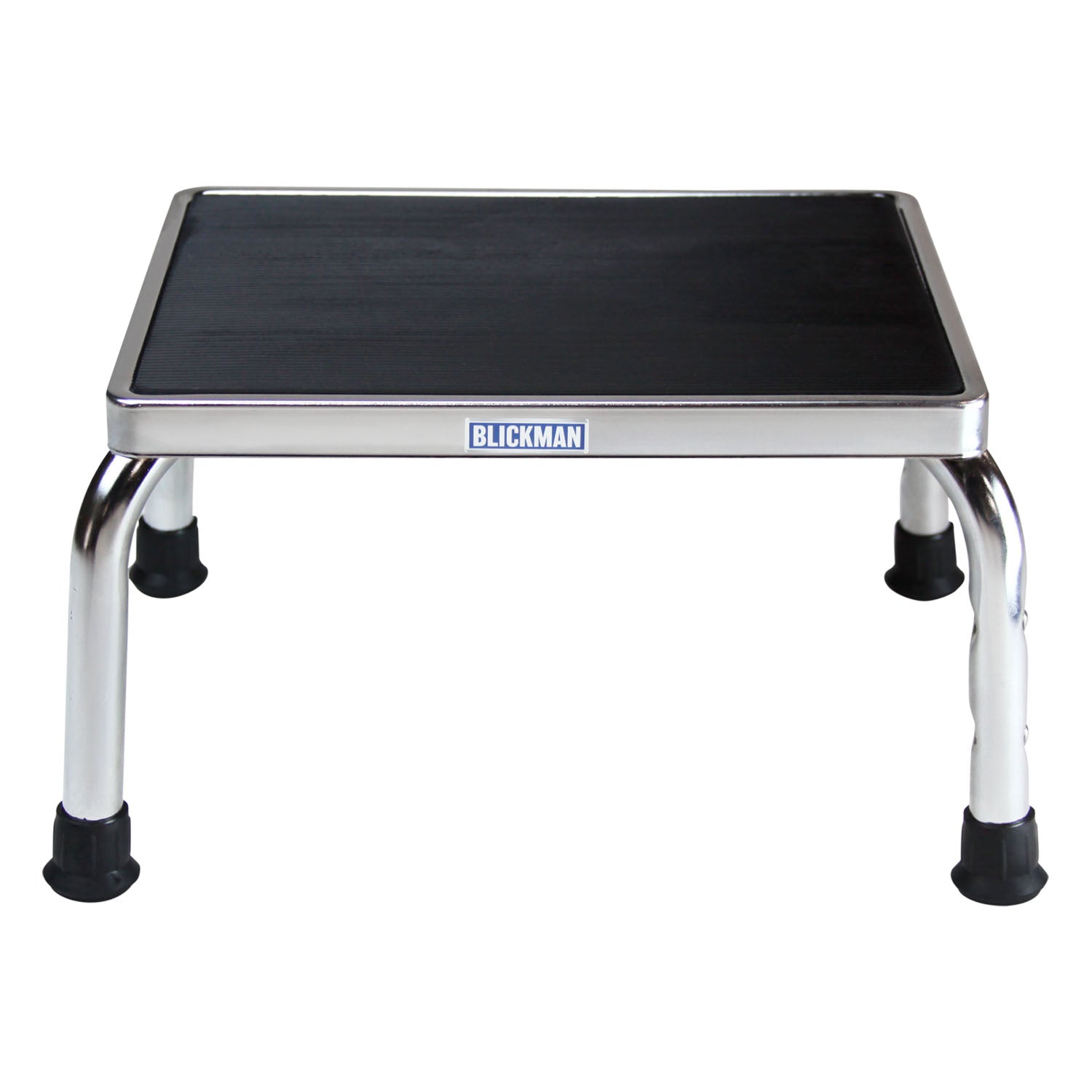 1021251640 - Blickman Industries - Step Stool 1250, Chrome w/o Handrail w/Mounting Holes (DROP SHIP ONLY)    , ea