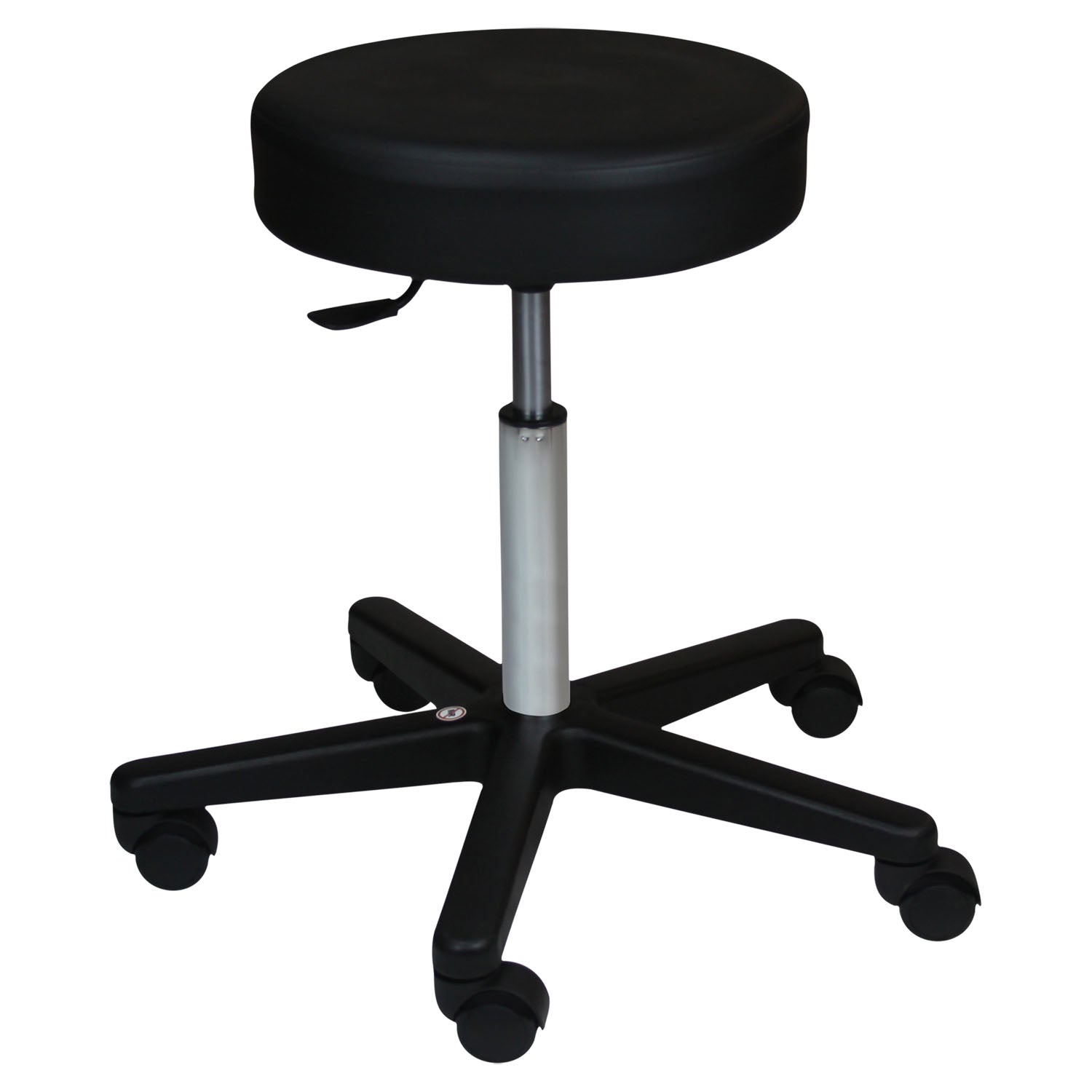 1041200125 - Blickman Industries - Economy Pneumatic Exam Stool, Black, (5) Leg, Black Composite Base (DROP SHIP ONLY)    , ea