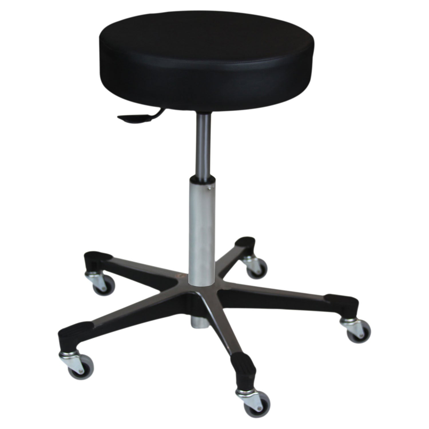 1041210025 - Blickman Industries - Pneumatic Exam Stool, Black, (5) Leg, Aluminum Base (DROP SHIP ONLY)    , ea