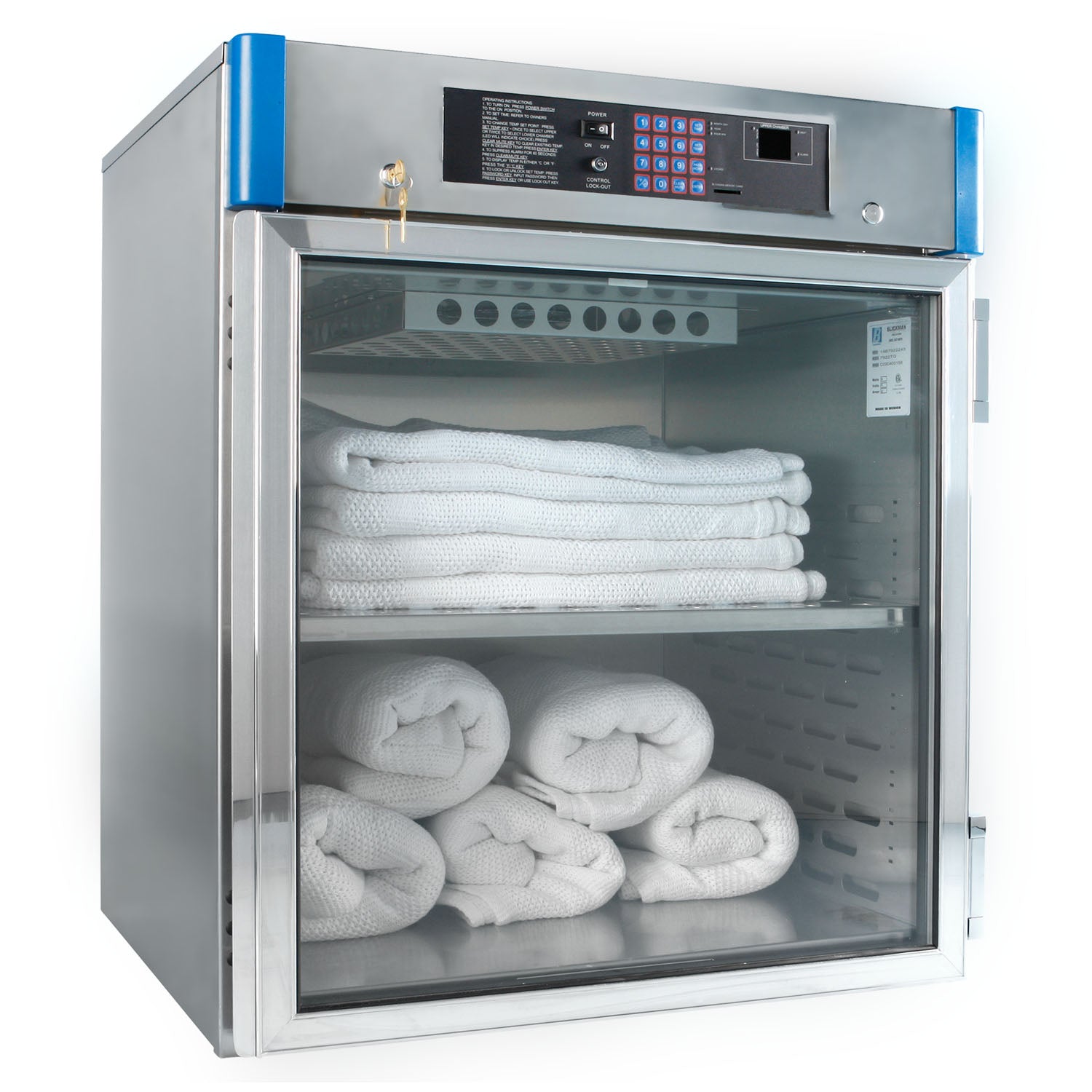 14B7922243 - Blickman Industries - Warming Cabinet, 30"W x 35 1/2"H x 26 5/8"D, (1) Glass Door, (2) Adjustable Shelves (DROP SHIP ONLY)    , ea