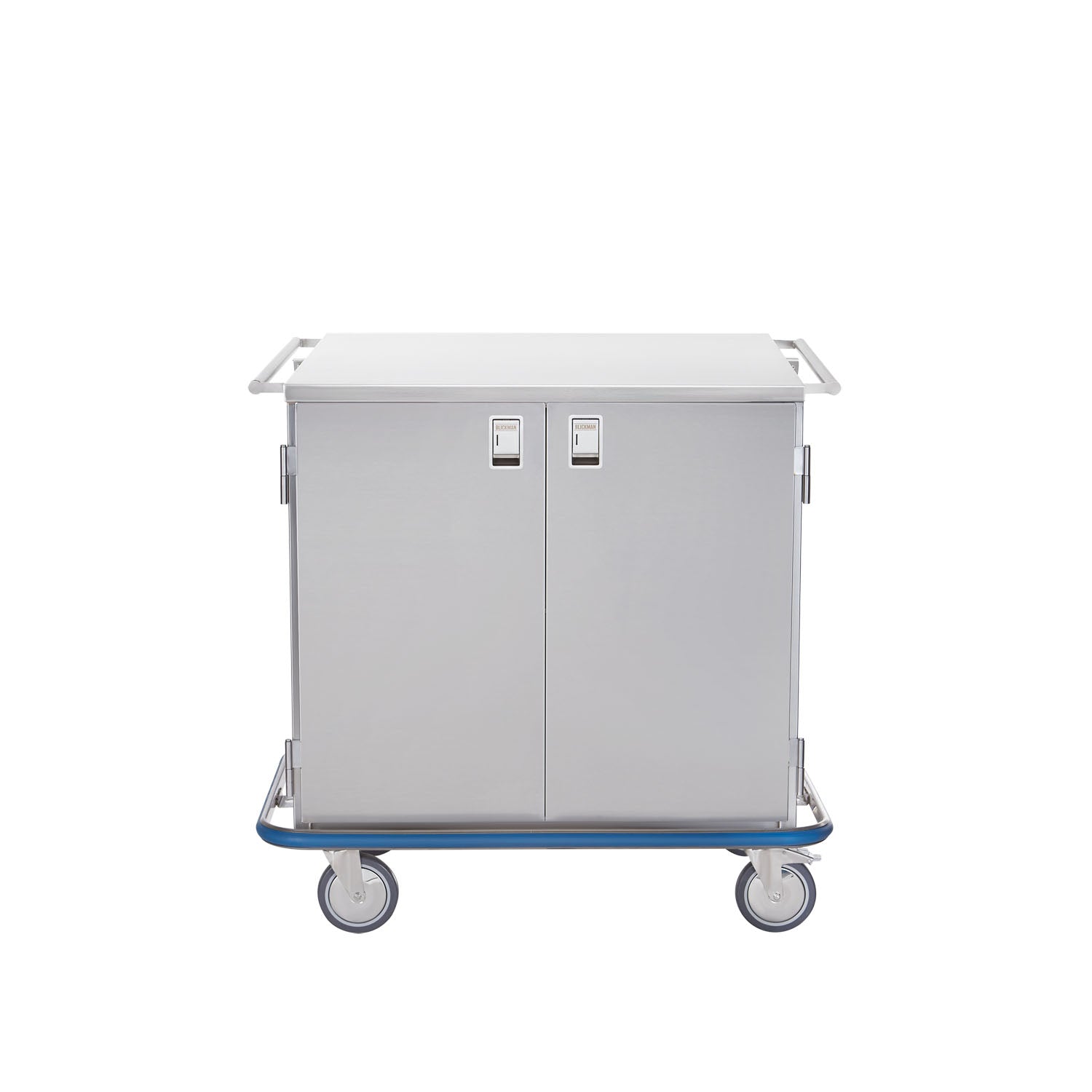 2293332000 - Blickman Industries - Carro multiusos para cajas de 42" de ancho x 40 1/2" de alto x 29" de profundidad, (1) estante extraíble de alambre de acero inoxidable (SOLO ENVÍO DIRECTO), c/u