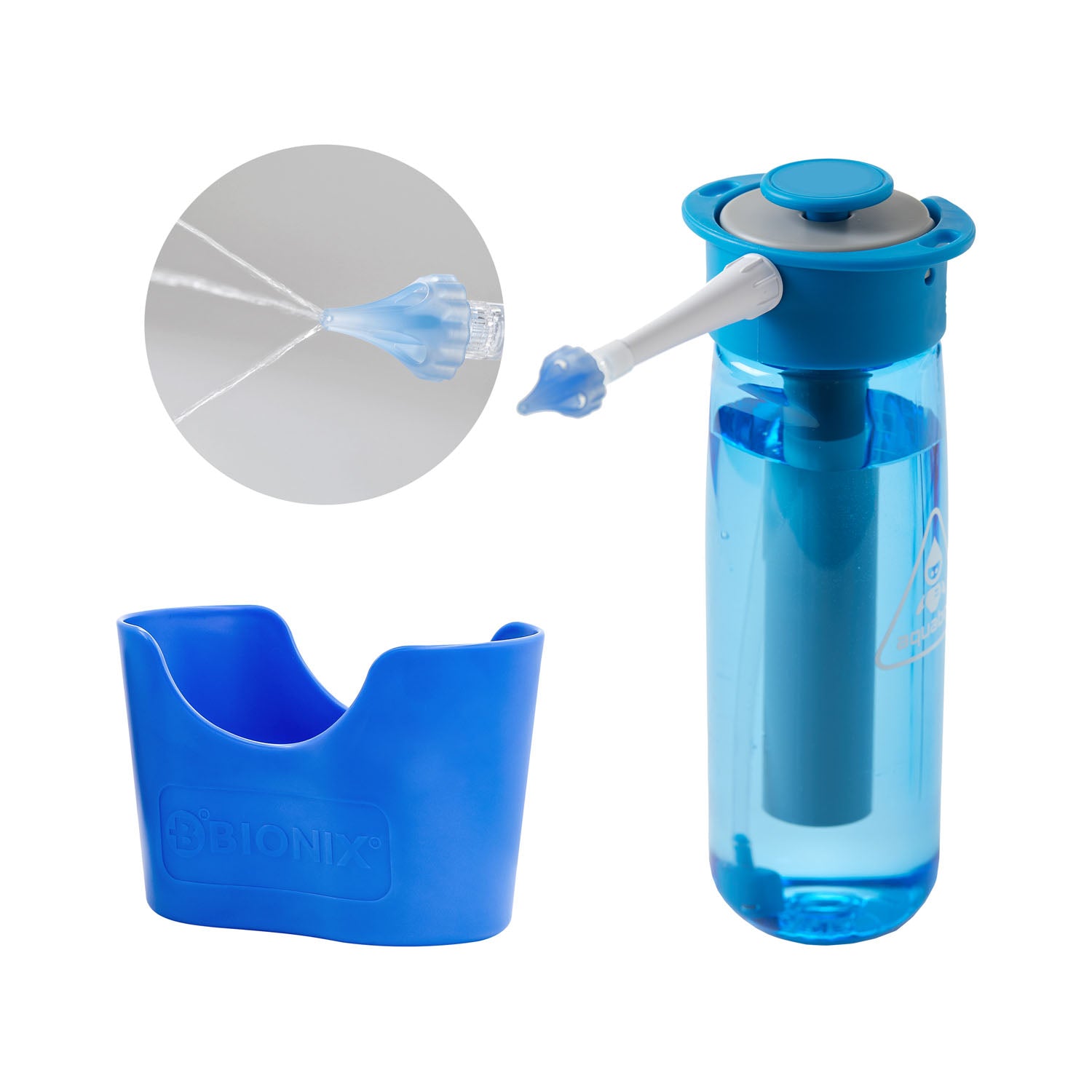 7270 - Bionix, LLC - Ear Irrigation System Kit, Includes: (20) OtoClear Tips, (1) Aquabot Bottle, (1) Ear Basin (US Only) (Products cannot be sold on Amazon.com, through fulfillment on Amazon.com, or to any other vendor who intends to sell on Amazon.com