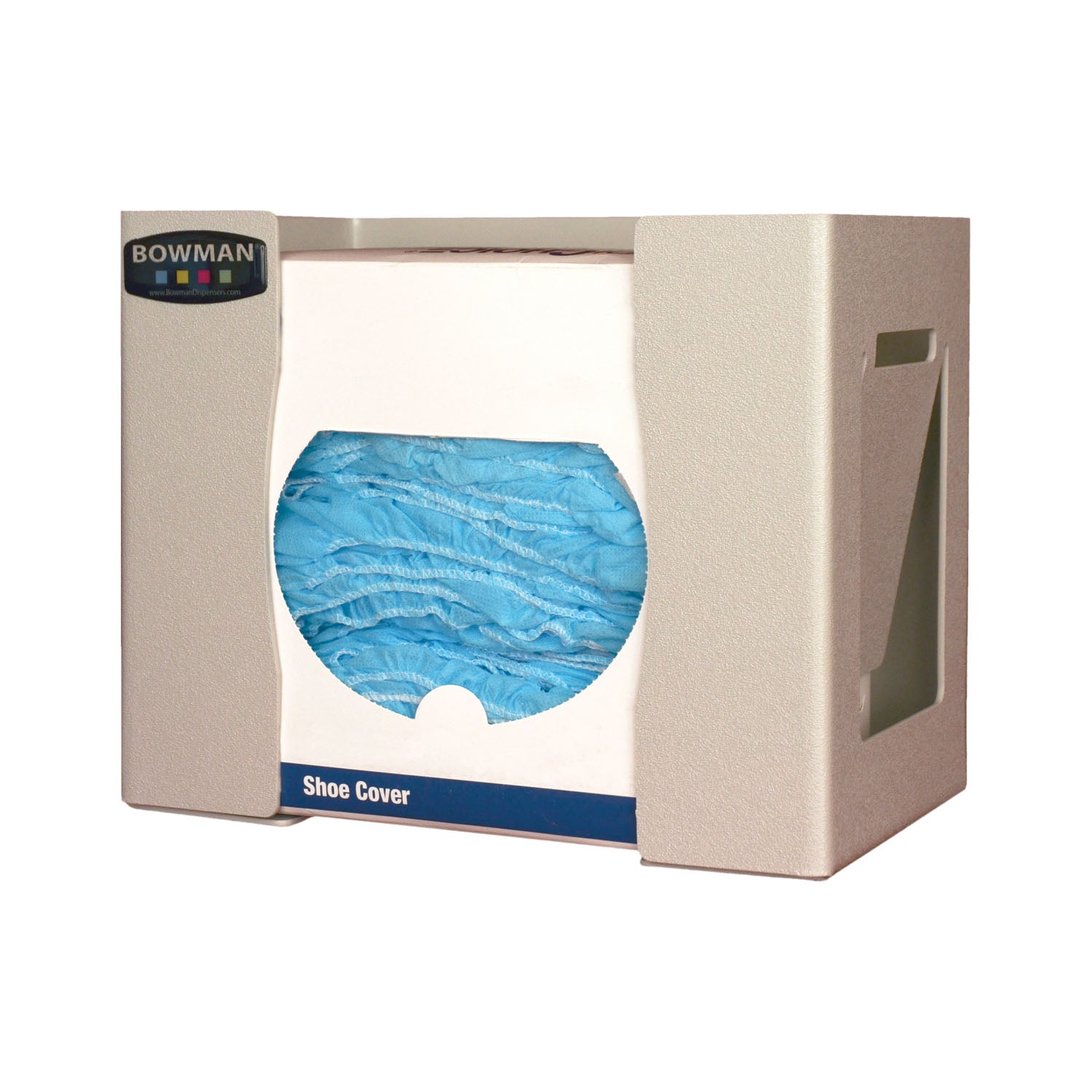 PD100-0212 - MarketLab, Inc. - Protection Dispenser, Universal Boxed (Shoe Cover/Cap/Other), Holds a Variety of box sizes, Keyholes For Wall Mounting, Quartz ABS Plastic, 12¼"W x 10 1/8"H x 7 5/8"D (available in a case of 4) (Made in USA)    , ea