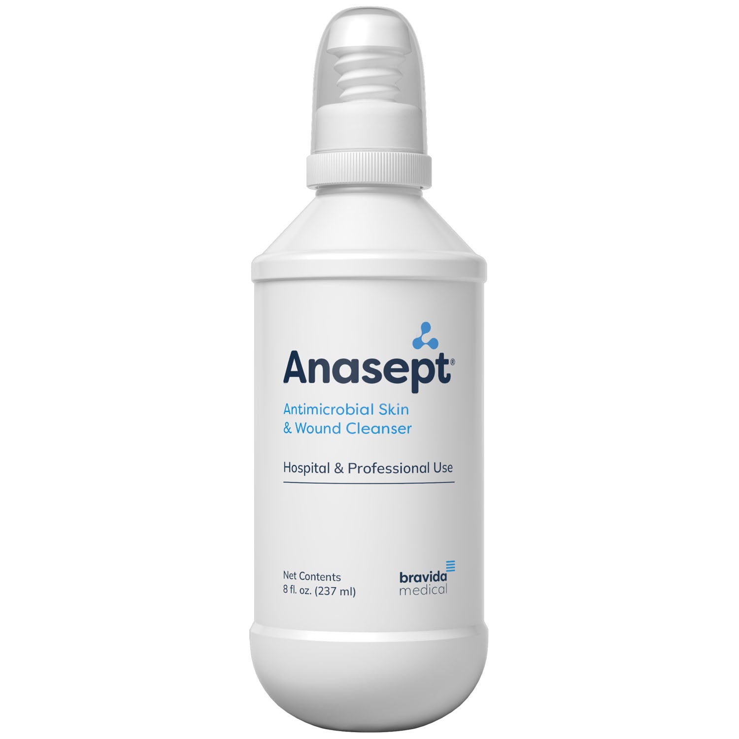 4008SC - Bravida Medical - Anasept® Antimicrobial Skin & Wound Cleanser, 8oz, Finger Sprayer, 12/cs (234 cs/plt)    , cs