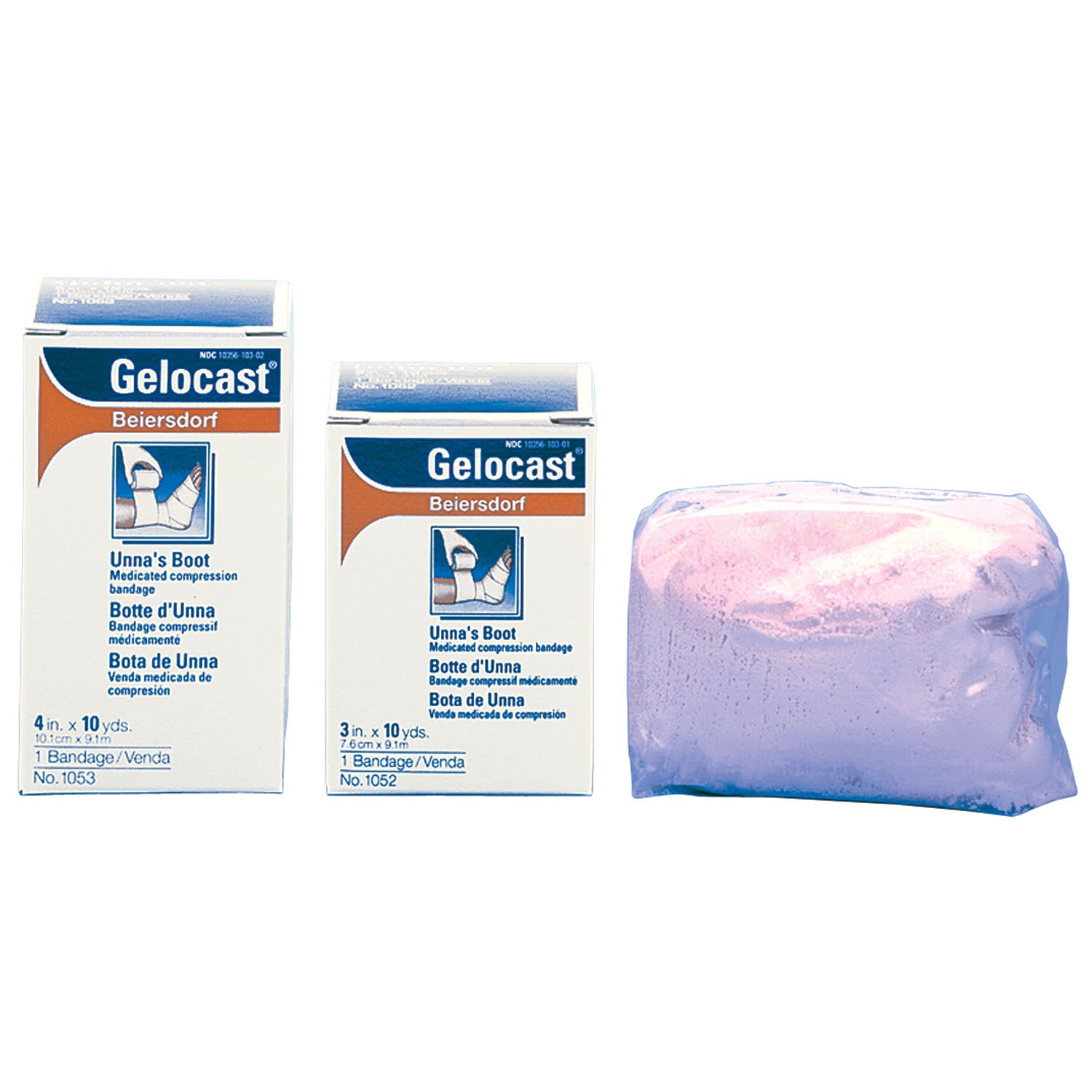 01052 - BSN Medical/Jobst - Bota Unna, 3" x 10 yds (020322) (Artículo con fecha de caducidad corta; no retornable) (Solo EE. UU. continentales), c/u