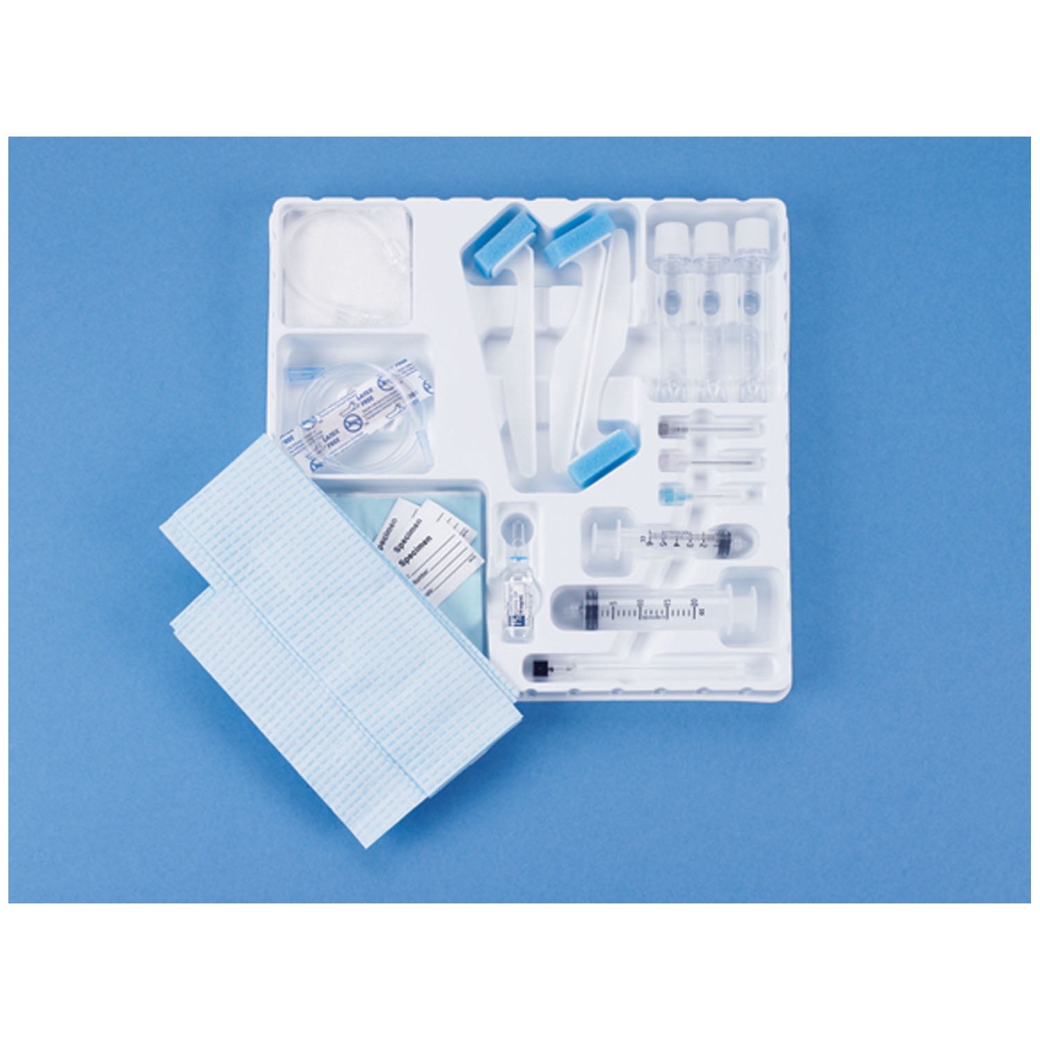 956 - Busse Hospital Disposables, Inc. - Safety Myelogram Tray, Sterile, 22G x 3½" Spinal Needle, Clear Hub (for use with water soluble contrast media), 10/cs (US Only)    , cs