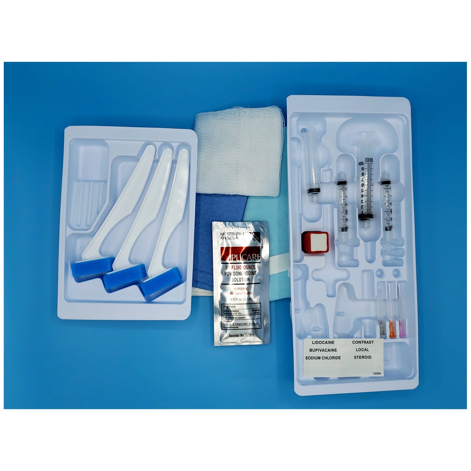 674 - Busse Hospital Disposables, Inc. - Basic Pain Tray, 10/cs (Rx) (36 cs/plt) (US Only, Excluding IN & ND) (Item is Non-Returnable & Non-Refundable)    , cs