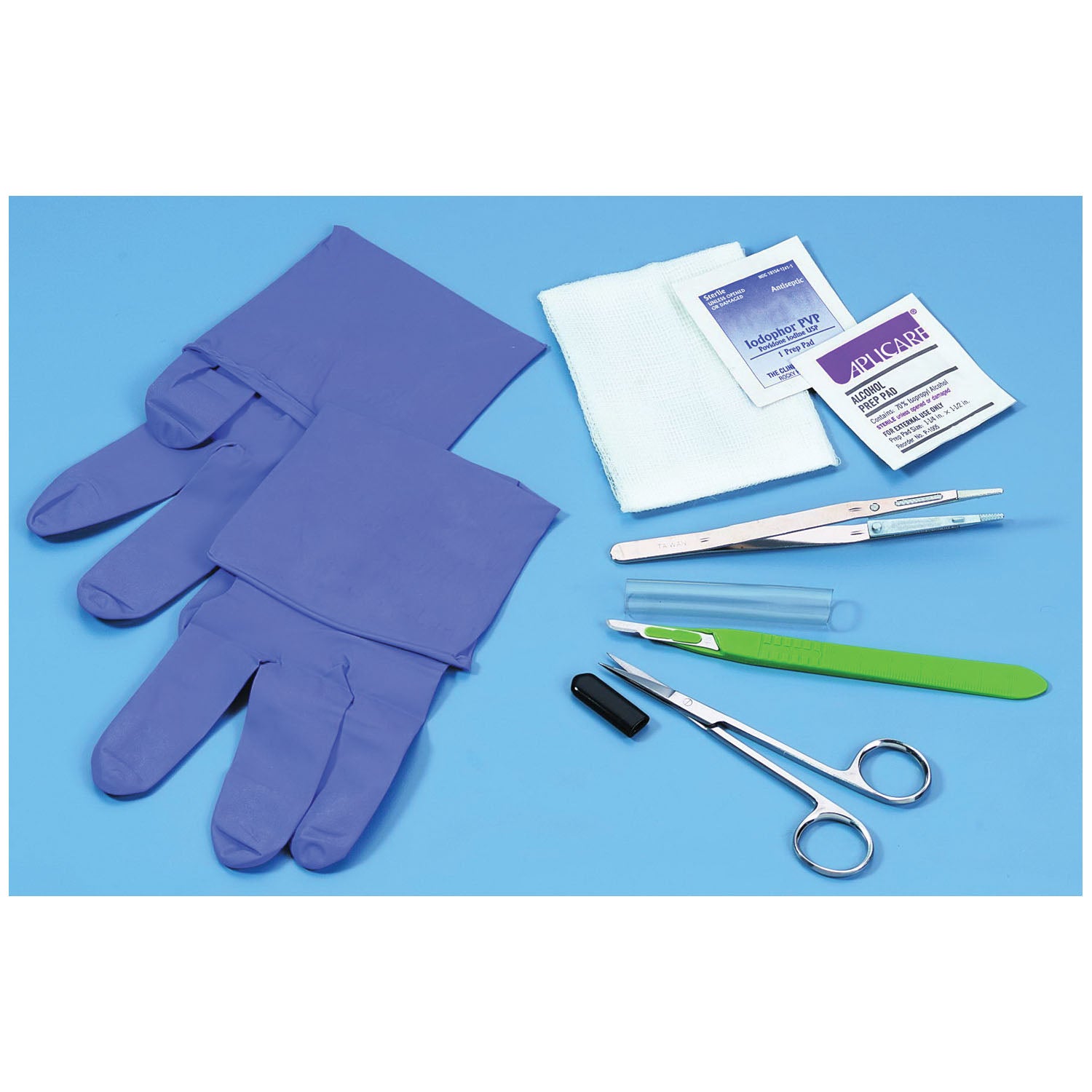 744 - Busse Hospital Disposables, Inc. - Bandeja para cambiar apósitos de desbridamiento cortante, estéril, 50/caja (solo EE. UU.), caja