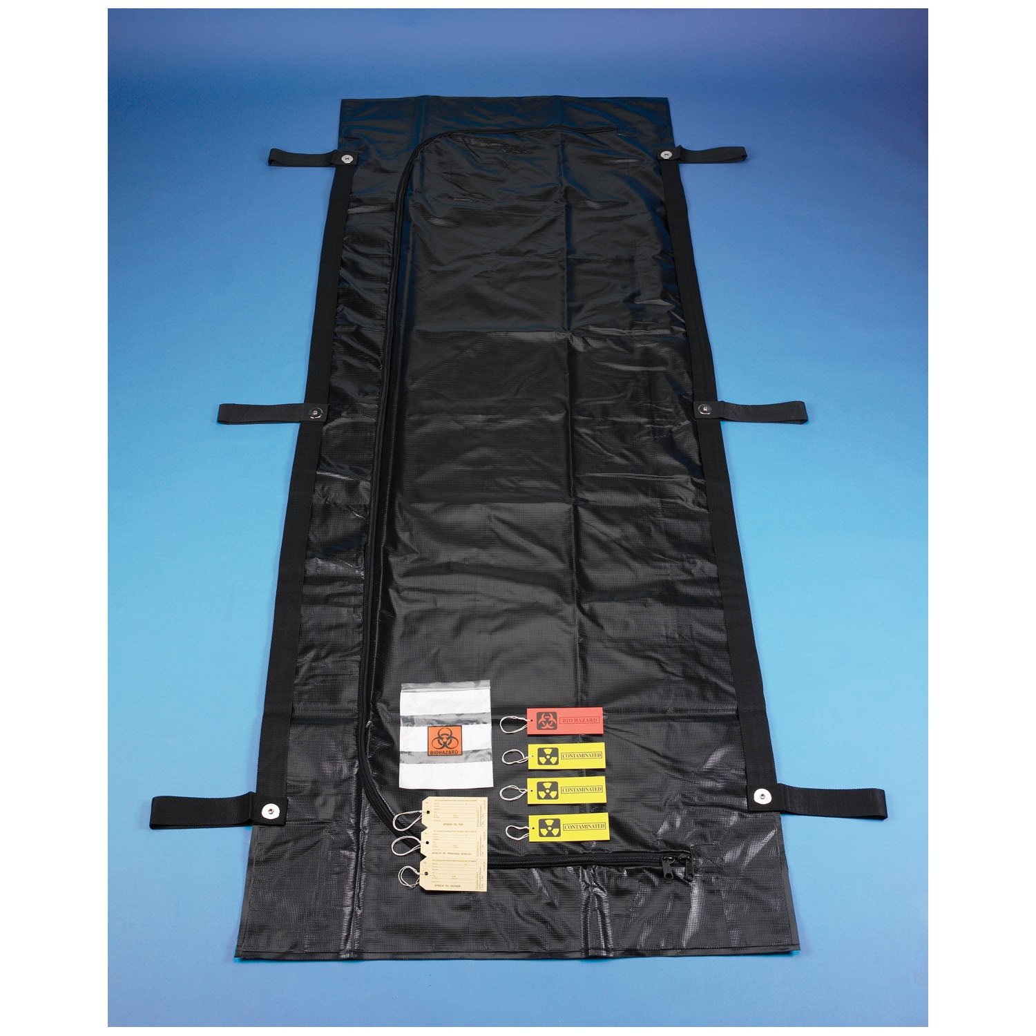 920 - Busse Hospital Disposables, Inc. - Bolsa para desastres, negra, con 6 asas, 86,5 x 244,8 cm, 5 unidades
