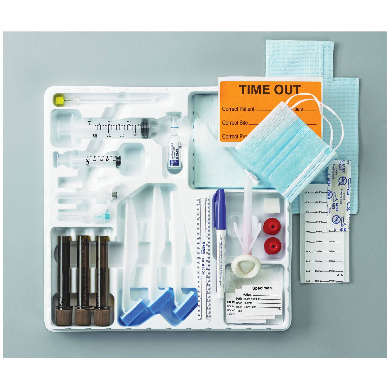 976 - Busse Hospital Disposables, Inc. - Bandeja de amniocentesis, aguja espinal de 20 G x 3½", estéril, 10/caja (solo EE. UU.), caja