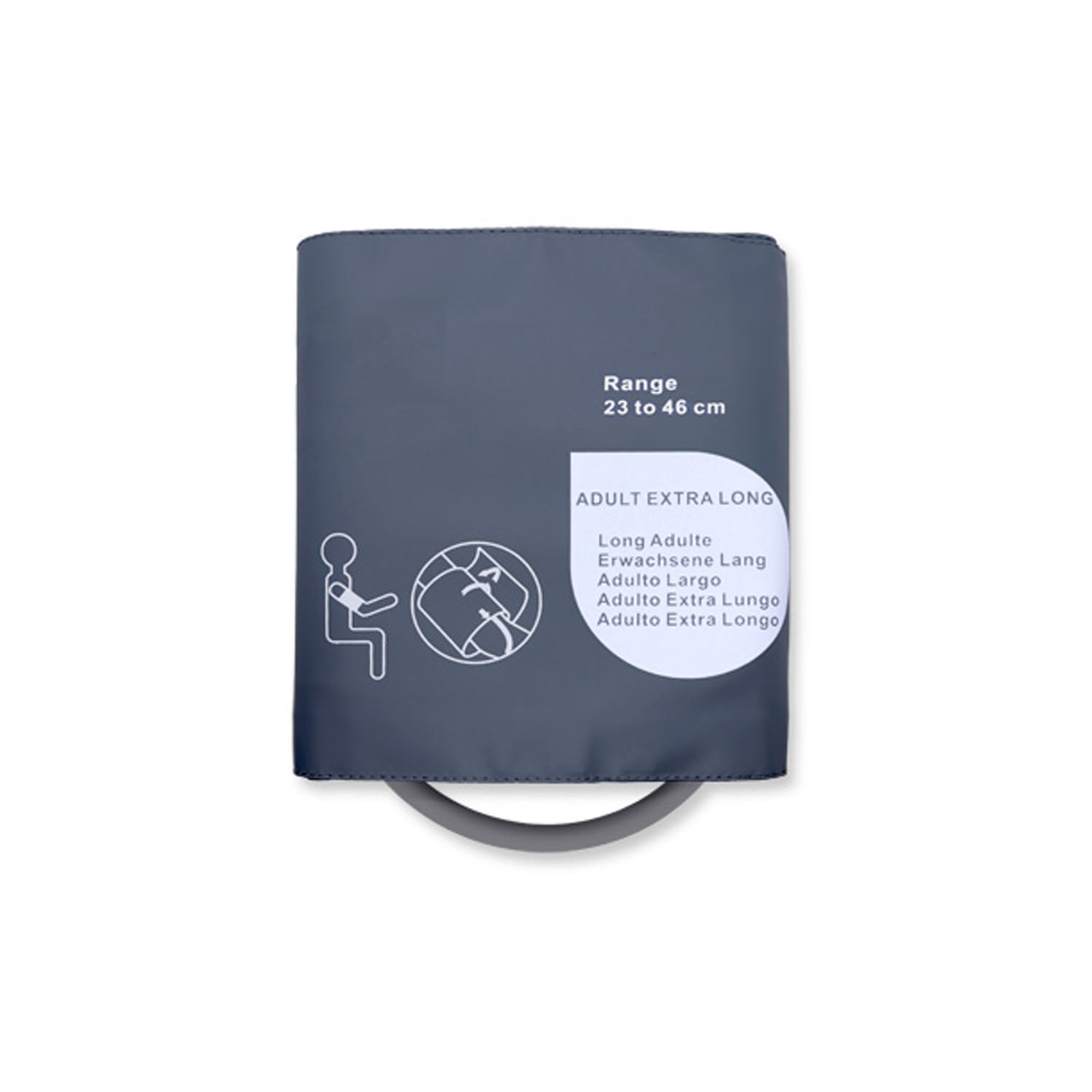 10331 - Cables and Sensors - Reusable NIBP Cuff, Adult, Long Single Hose, 23 - 46cm, OEM: CU-US2345HP, 0683-15-0006-01, 115-027718-00, 989803147881, M4556B, 989803150431, M4556B5 (DROP SHIP ONLY) (Freight Terms are Prepaid & Added to Invoice - Contact Ve