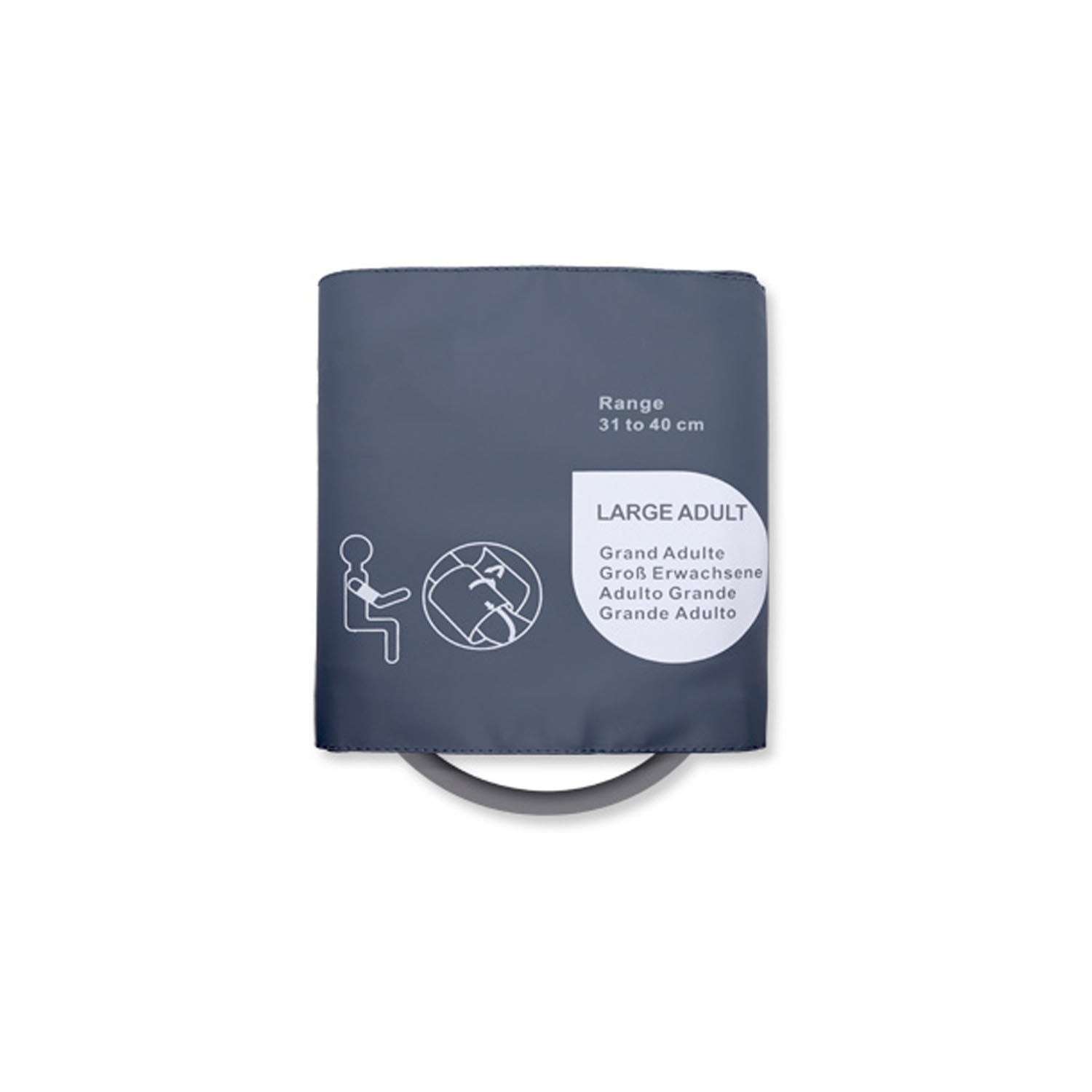 10333 - Cables and Sensors - Reusable NIBP Cuff, Adult, Large Single Hose, 31 - 40cm, OEM: 0683-15-0004-01, 115-027716-00, 989803104181, 989803147891, M1575A, M4557B, 989803150441, M4557B5 (DROP SHIP ONLY) (Freight Terms are Prepaid & Added to Invoice -
