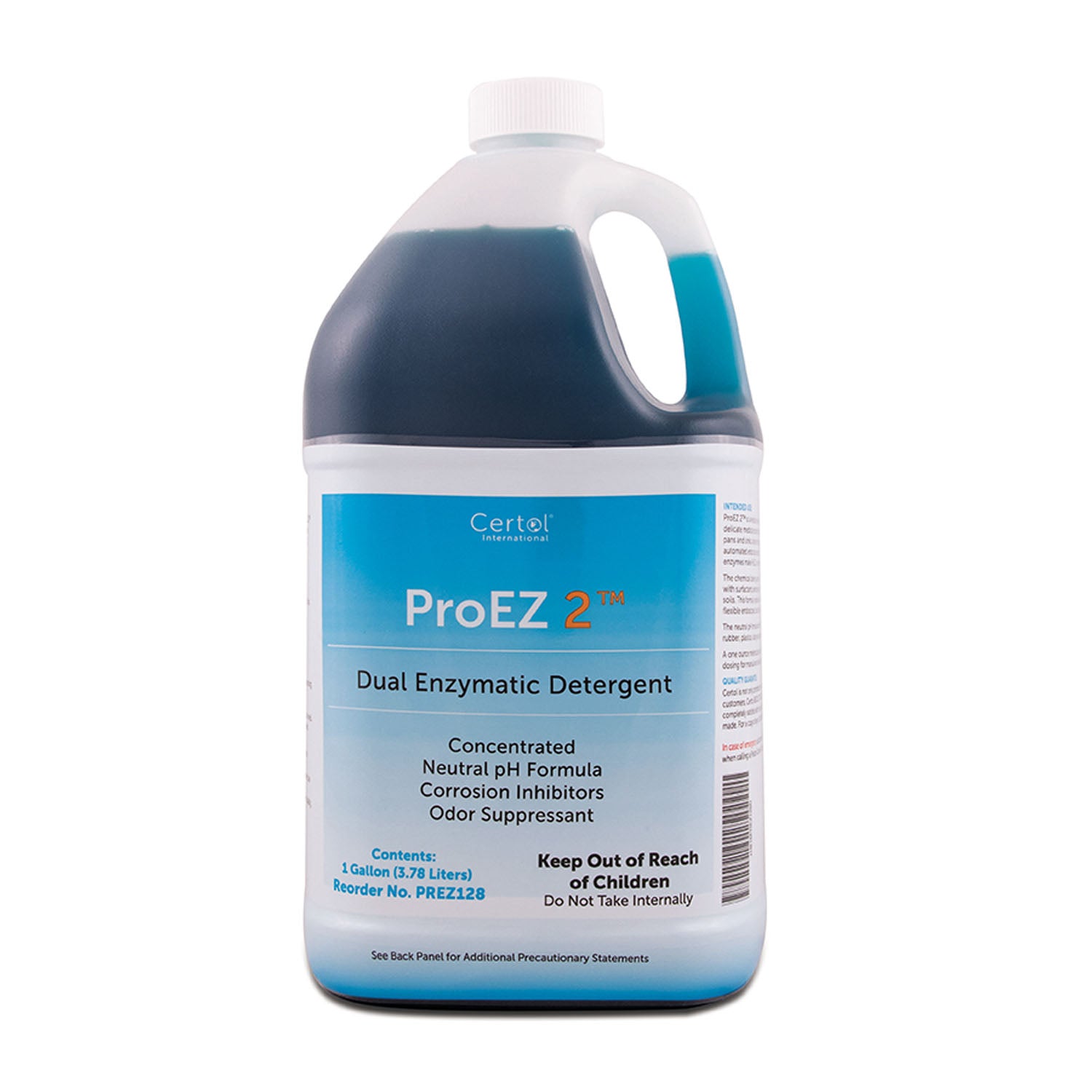 PREZ128 - MicroCare, LLC - 雙酵素洗滌劑濃縮液，1 加侖，4 箱/罐（48 箱/托盤），箱裝