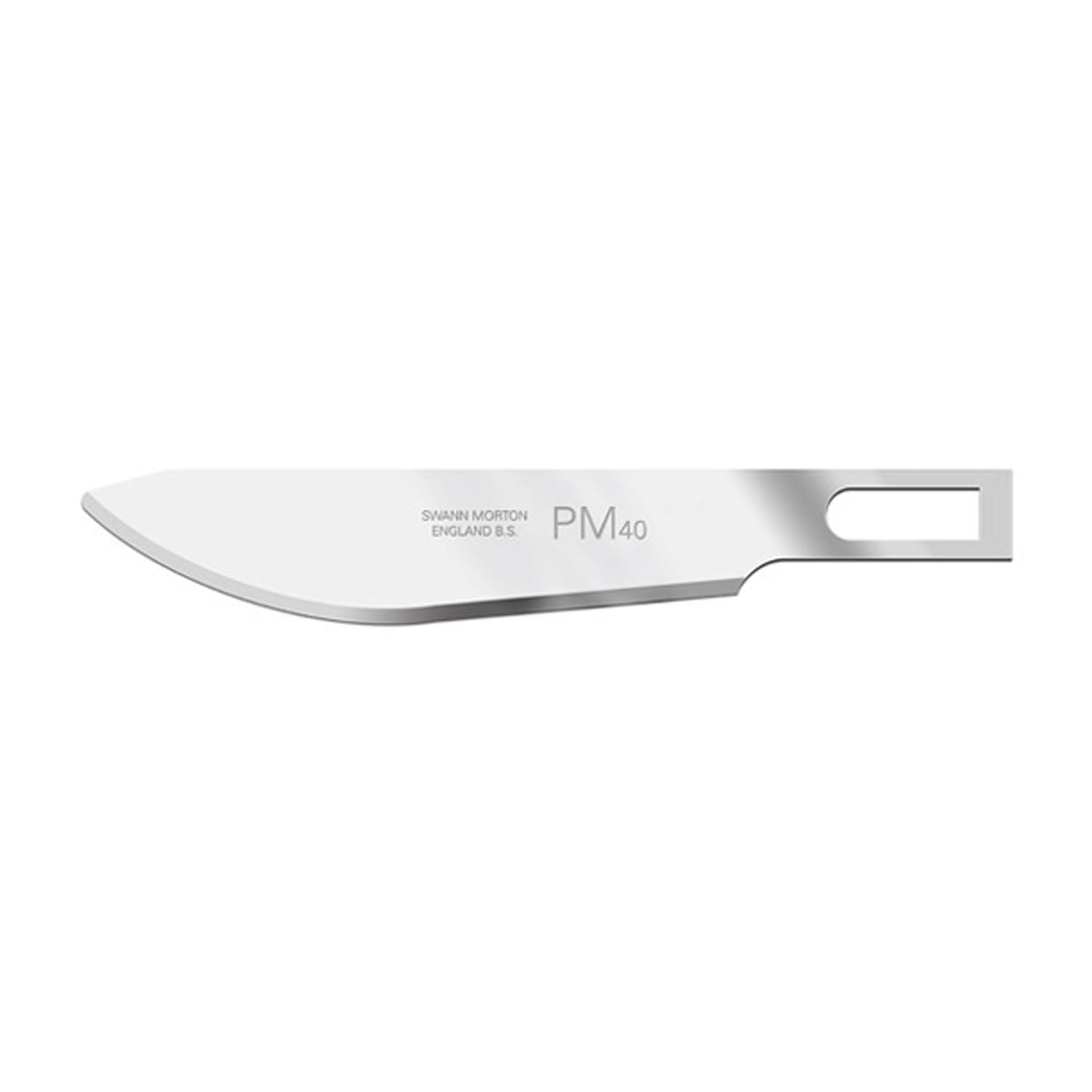 02PM40 - Cincinnati Surgical Company - Blade, Swann Morton, Carbon Steel, Size 40, Non-Sterile, 10/bx (DROP SHIP ONLY)    , bx