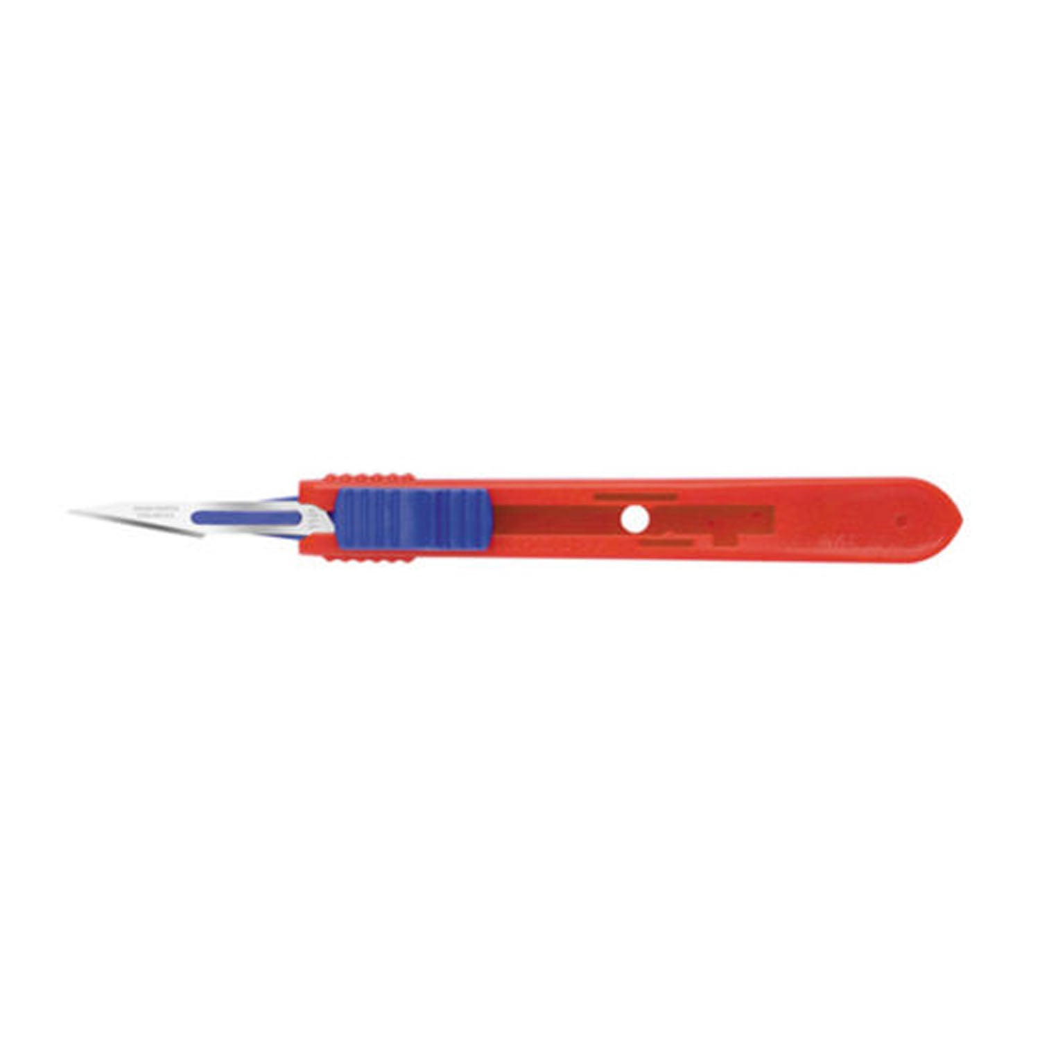 05SM11P - Cincinnati Surgical Company - Safety Scalpels, Swann Morton, Stainless Steel, Red Handle, Size 11p, Disposable, Sterile, 25/bx (DROP SHIP ONLY)    , bx