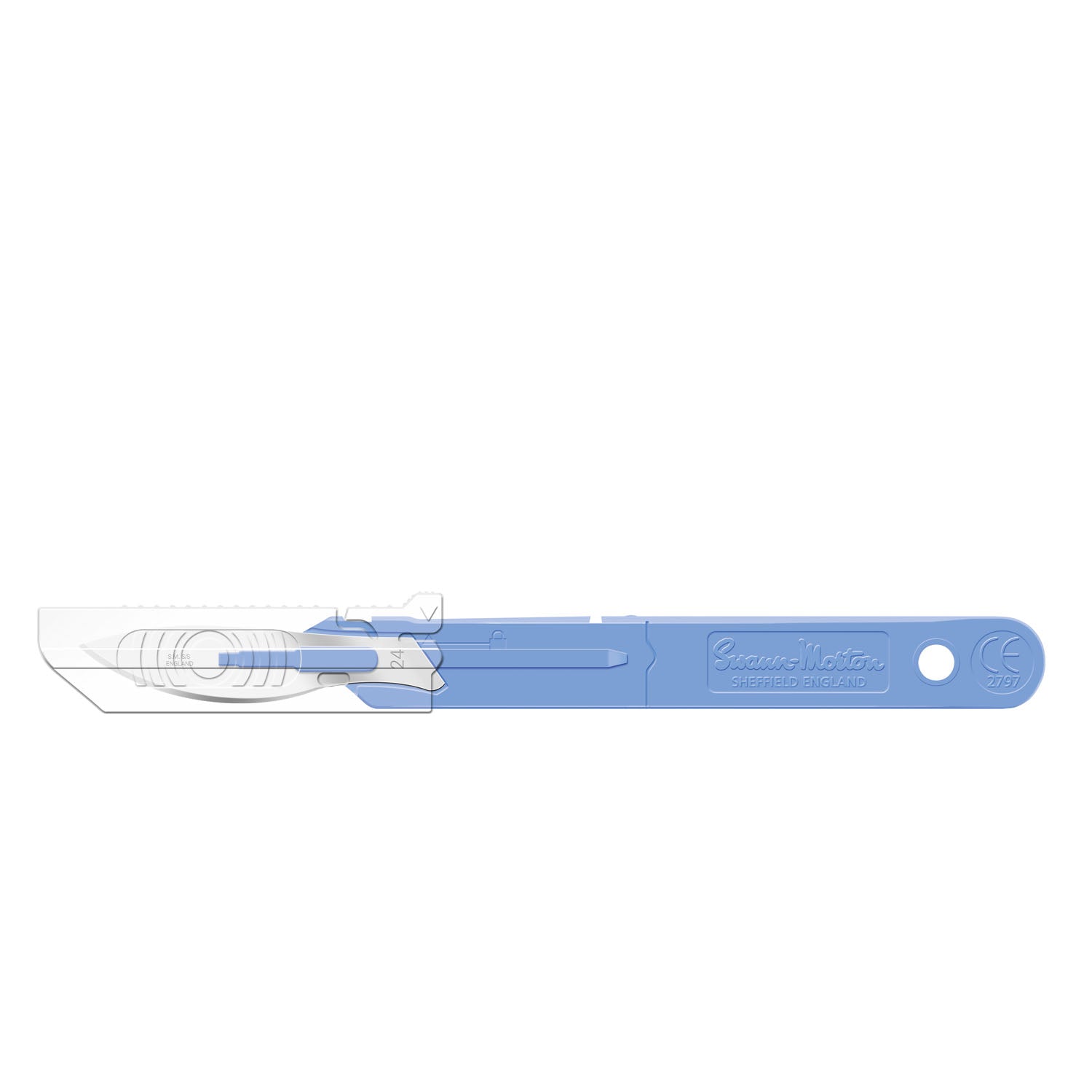 SM3611 - Cincinnati Surgical Company - Safety Scalpel No. 24 with Retracting Guard, Sterile, 10/bx (DROP SHIP ONLY)    , bx