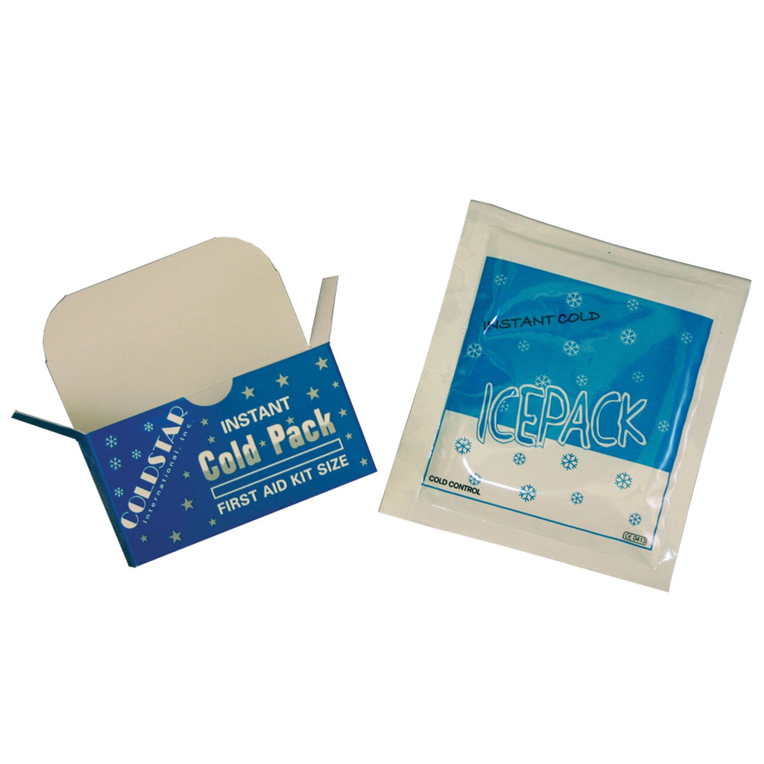 10450 - ColdStar International, Inc. - Cold Pack, Instant, Non-Insulated, 5" x 5 ½", First Aid Kit Size, Disposable, 50/cs (108 cs/plt) (Individually boxed) (Made in the USA) (TAA Compliant)    , cs