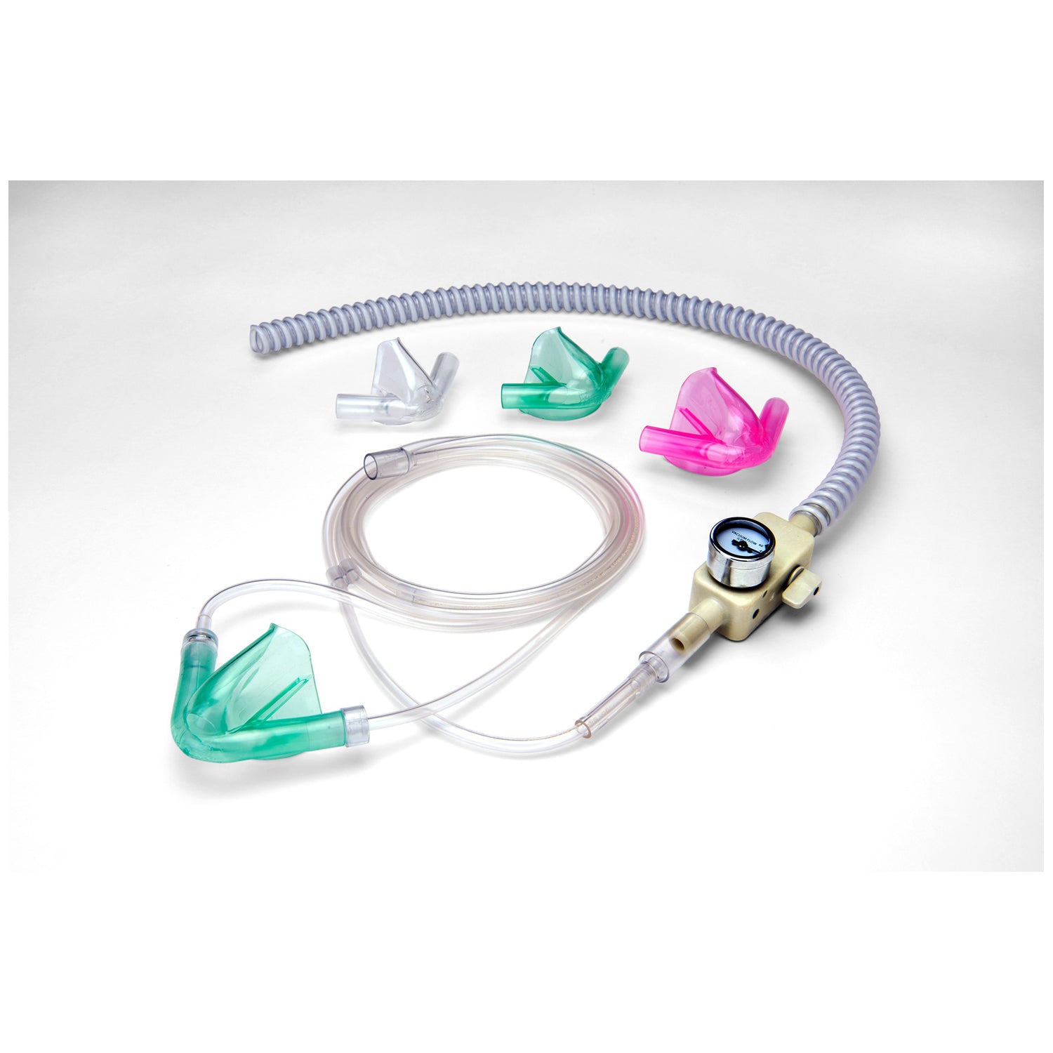 52006 - Crosstex International - Scavenging Circuit for In-Line Vacuum Controller, Includes: RFS Scavenging Circuit, (3) Adapter Fittings and (6) Nasal Masks (Does Not Utilize a Reservoir Bag)    , bx
