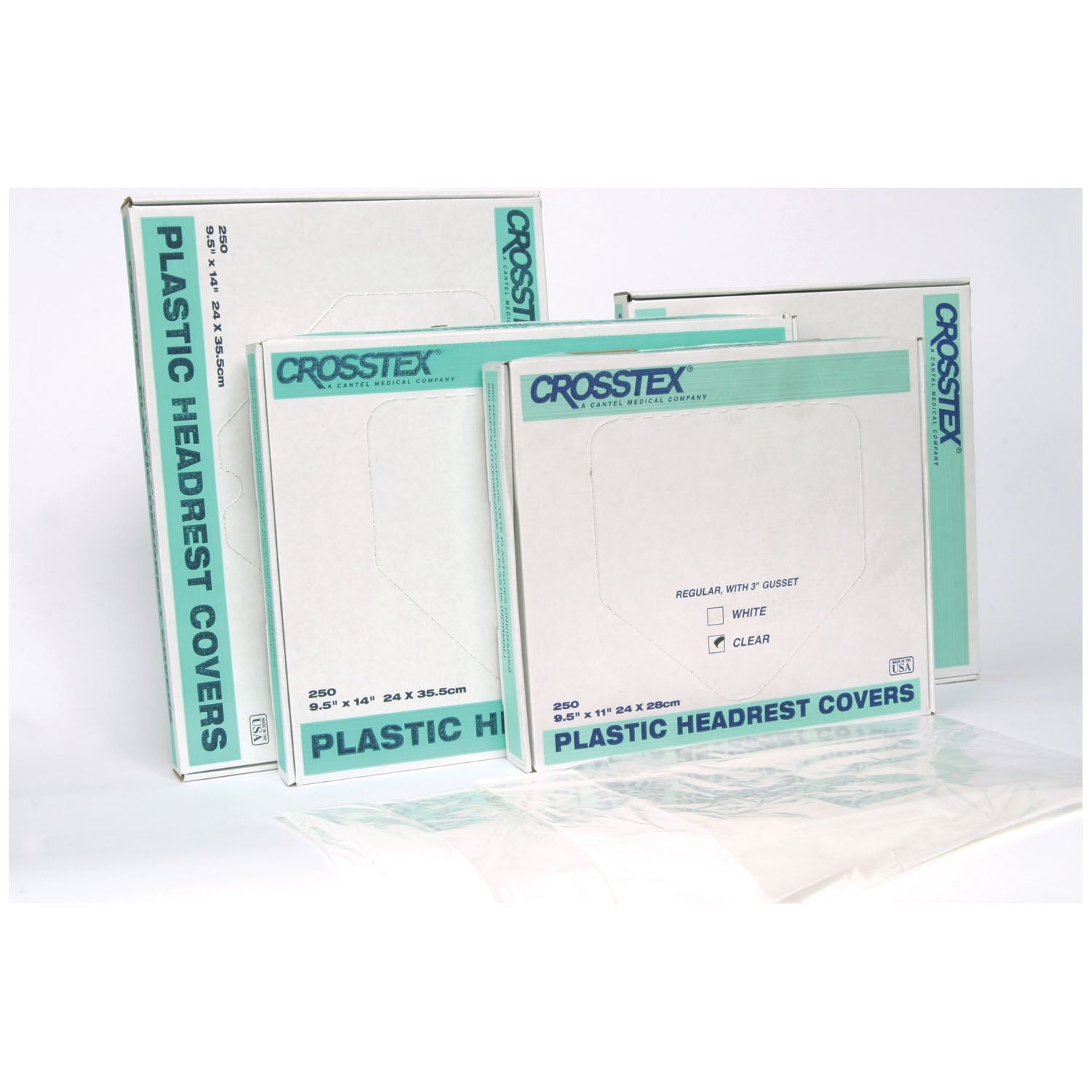 L0CPW - Crosstex International - Cover, Regular, 9½" x 11", White, 250/bx, 4 bx/cs    , cs