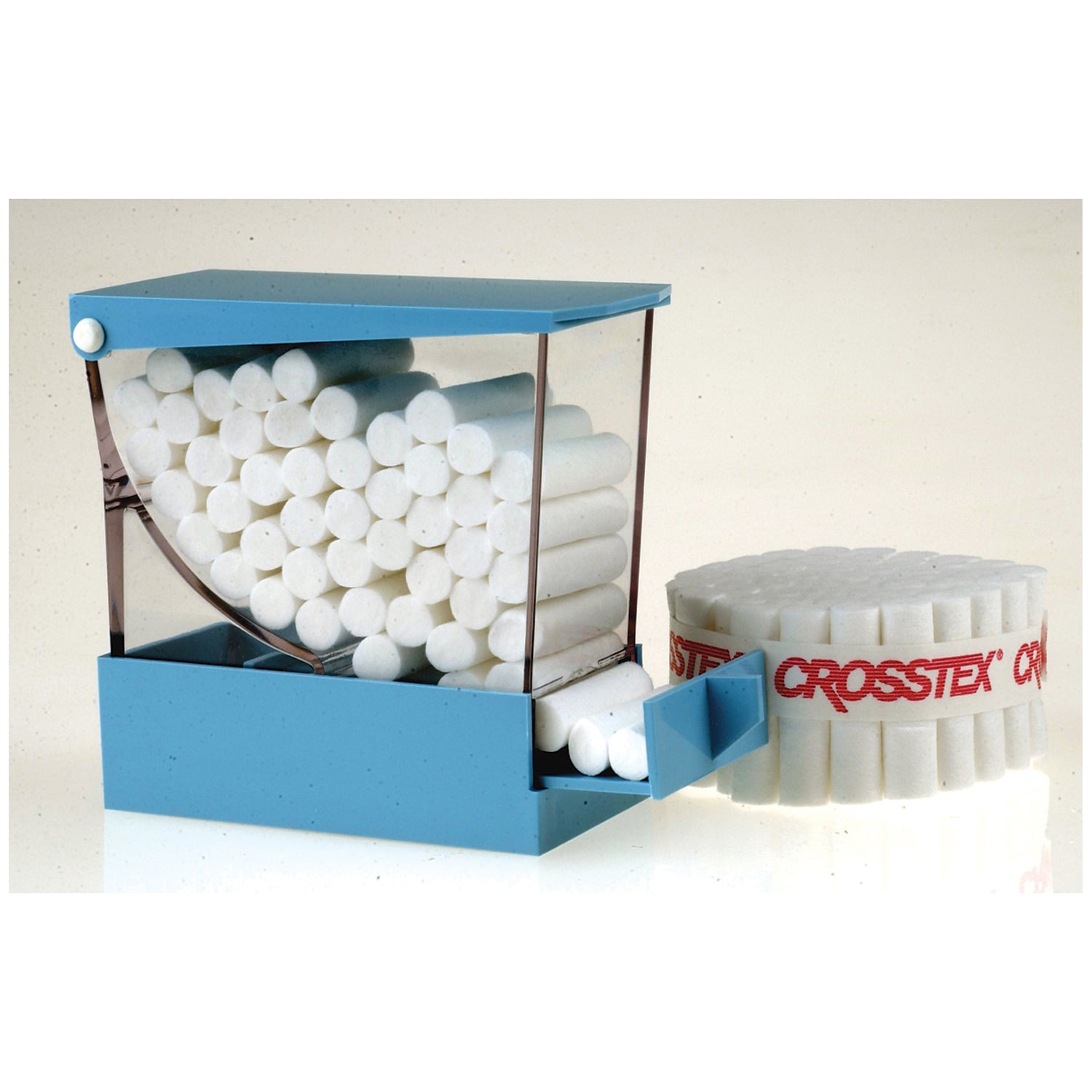 PDCBL - Crosstex International - 分配器，4 英寸 x 3.3 英寸 x 2 英寸，藍色，1 個/箱，箱數