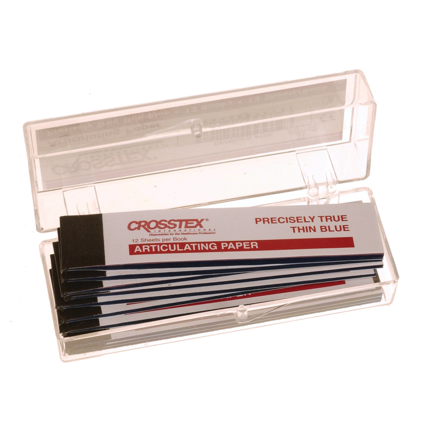 TPXT - Crosstex International - Papel para articular, extrafino, azul, 12 hojas/libro, 12 hojas/caja, caja