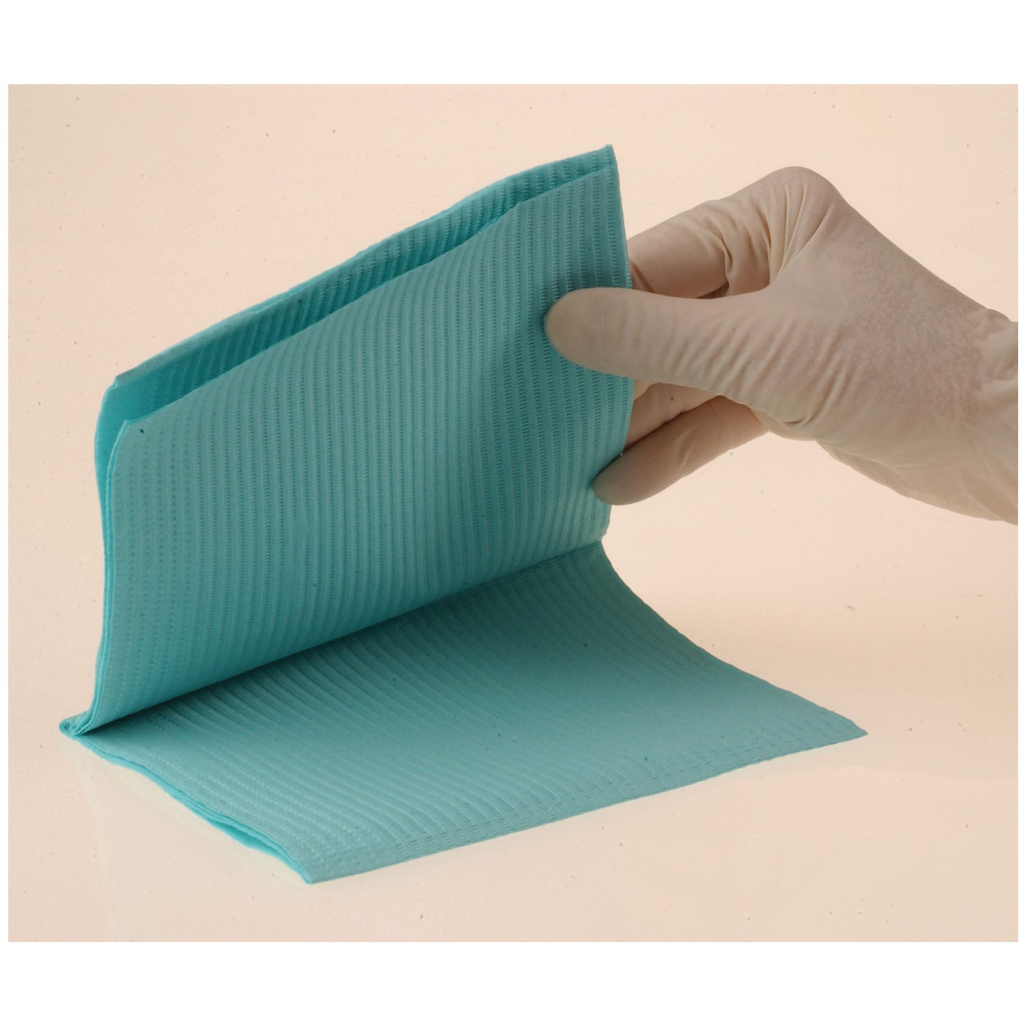 WEXPE - Crosstex International - Towel, 2-Ply Paper, Poly, 19" x 13", Peach, 500/cs    , cs