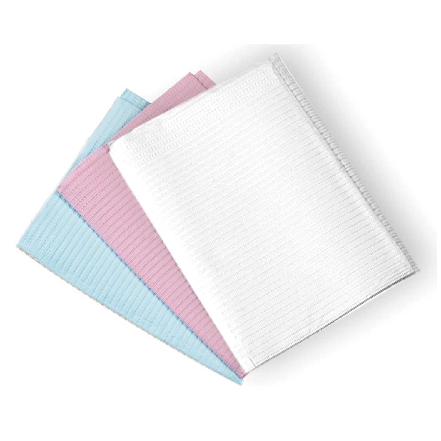 WPXWHT - Crosstex International - Towel, Polyback 3-Ply Paper, Poly, 19" x 13", White, 400/cs    , cs