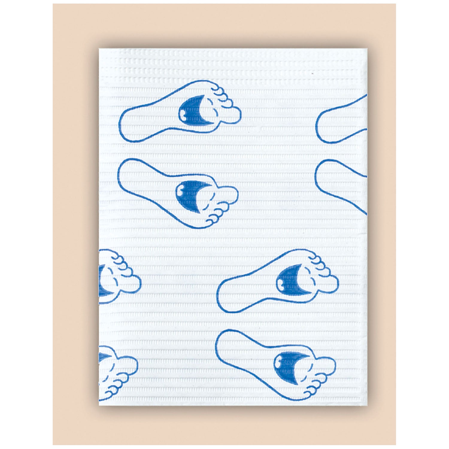 WTXFP - Crosstex International - Towel, 3-Ply Paper, 19" x 13", Happy Feet, 500/cs    , cs